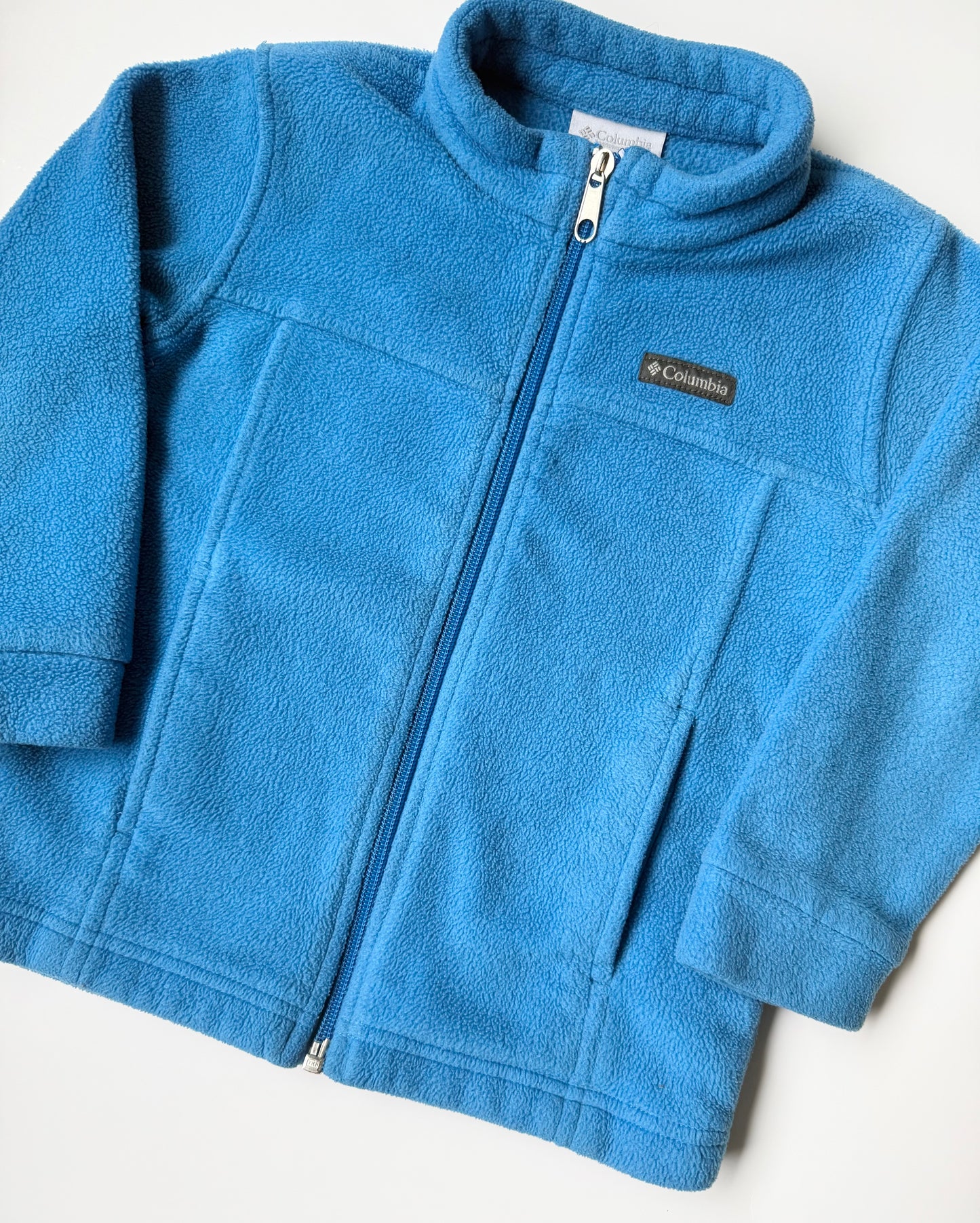 Columbia Blue Fleece Zip Up (4T)