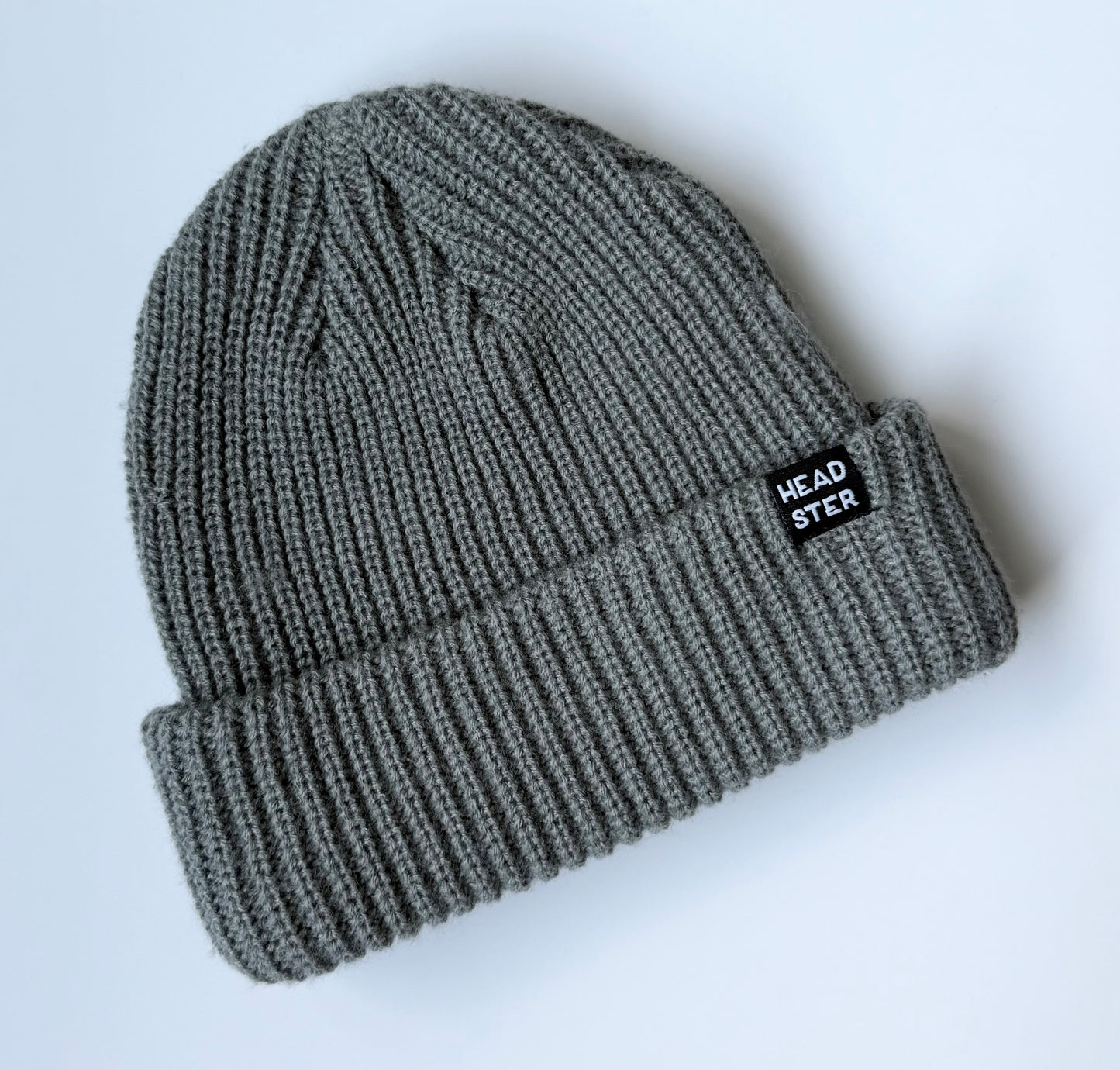 Headster Grey Knit Beanie - M/L (1-3 Years)