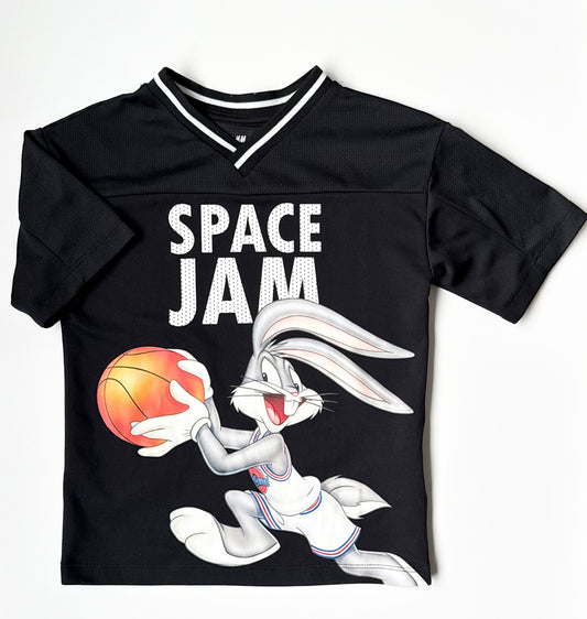 H&M Space Jam Bugs Bunny Black Basketball Jersey (5-6 Years)