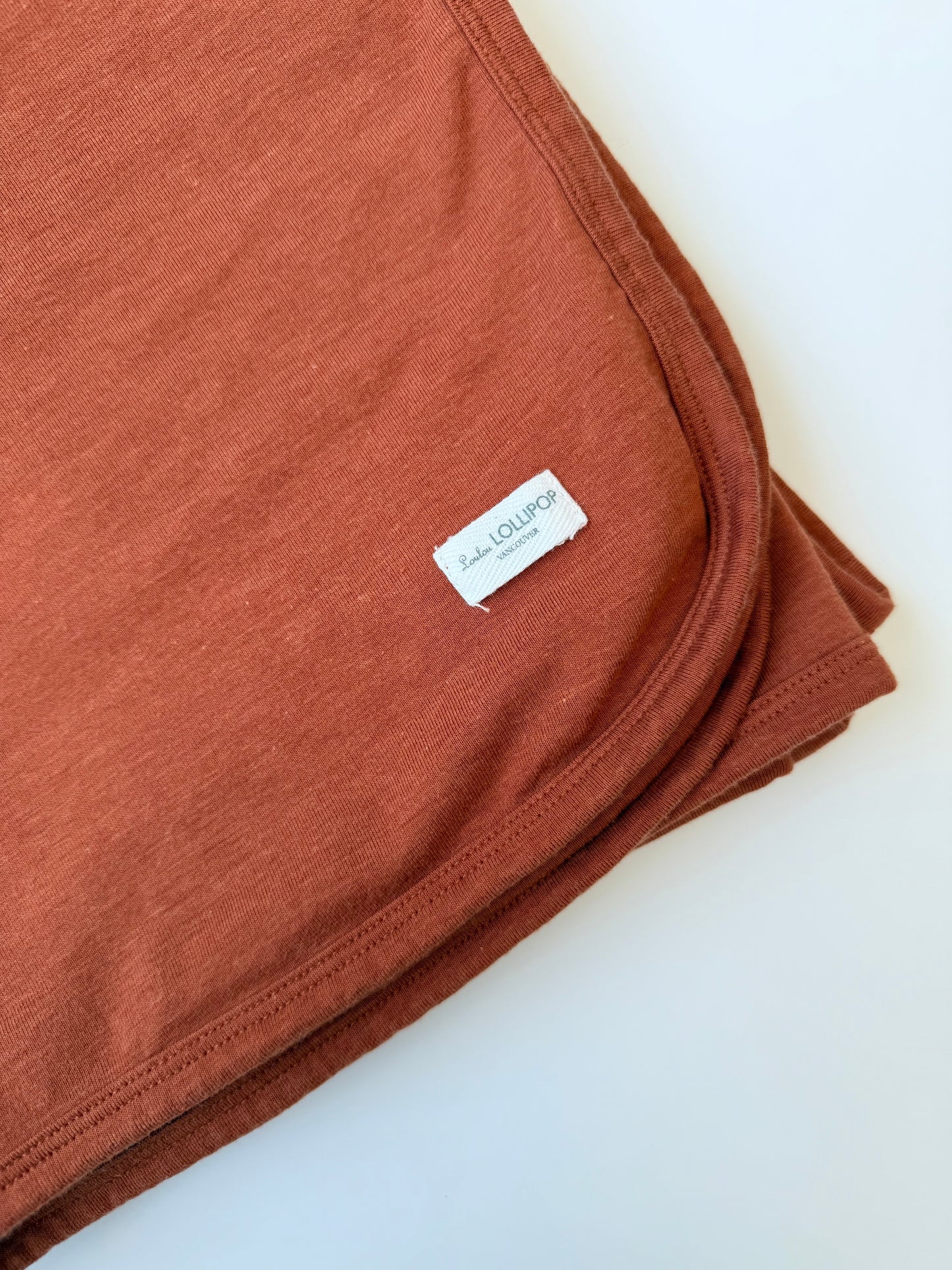 Loulou Lollipop Stretch Knit Swaddle Blanket in Umbra