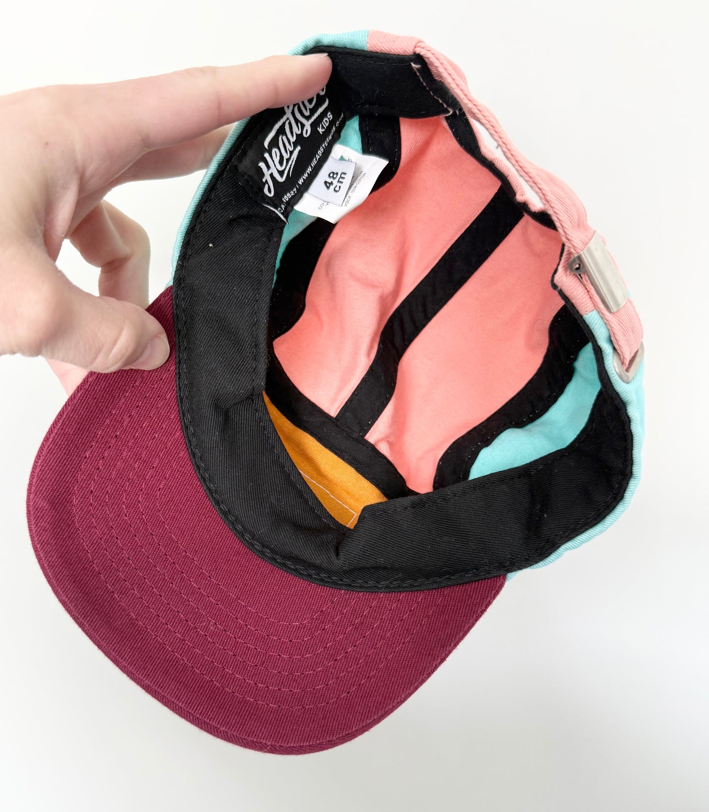 Headster Color Block Relaxed SnapBack Hat (48CM)