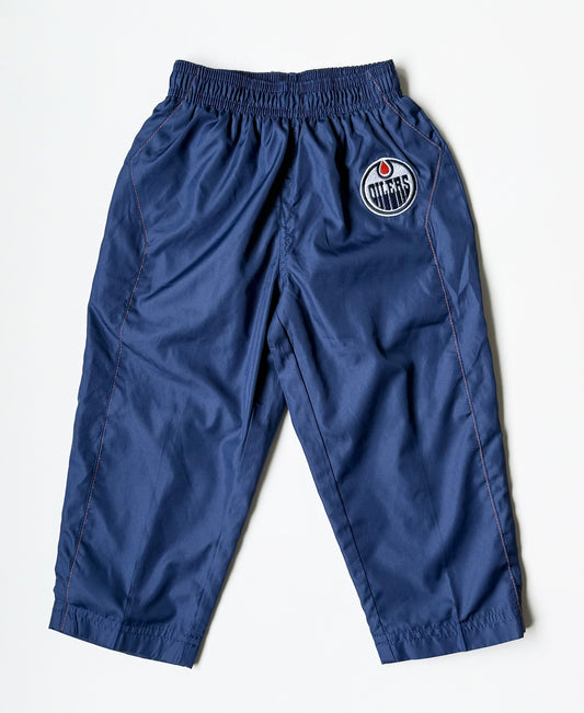 Edmonton Oilers Navy Hockey Wind Pants (2T)