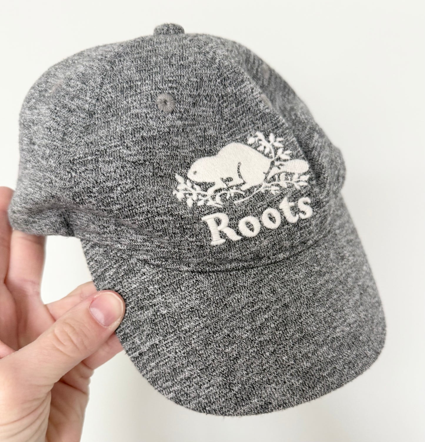 Roots Kids Heather Grey Ball Cap (3-5 Years)