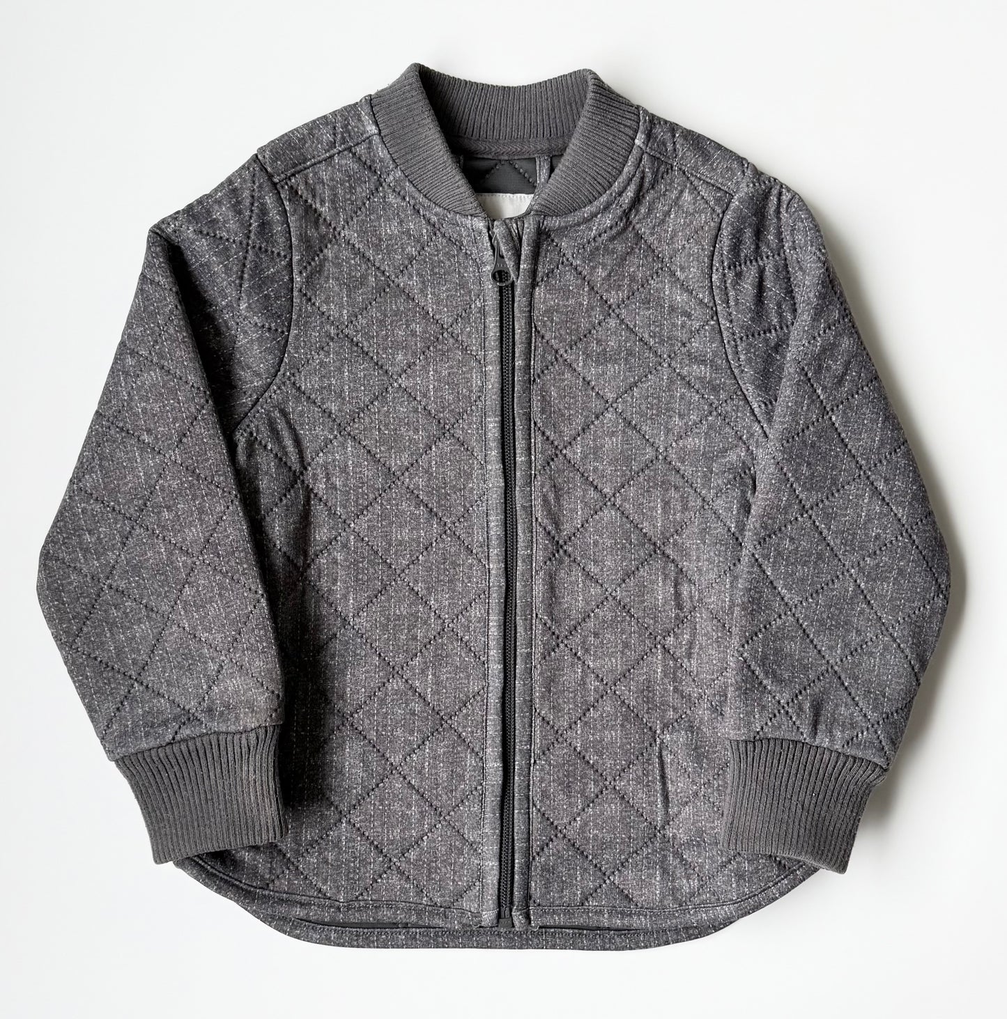 Wheat Thermo Quilted Fall Jacket Loui in Wave Melange Grey (3 Years)