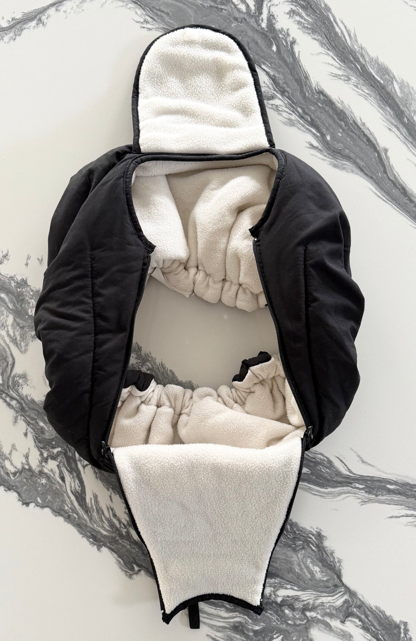 Jolly Jumper Black Sneak-A-Peek Car Seat Cover