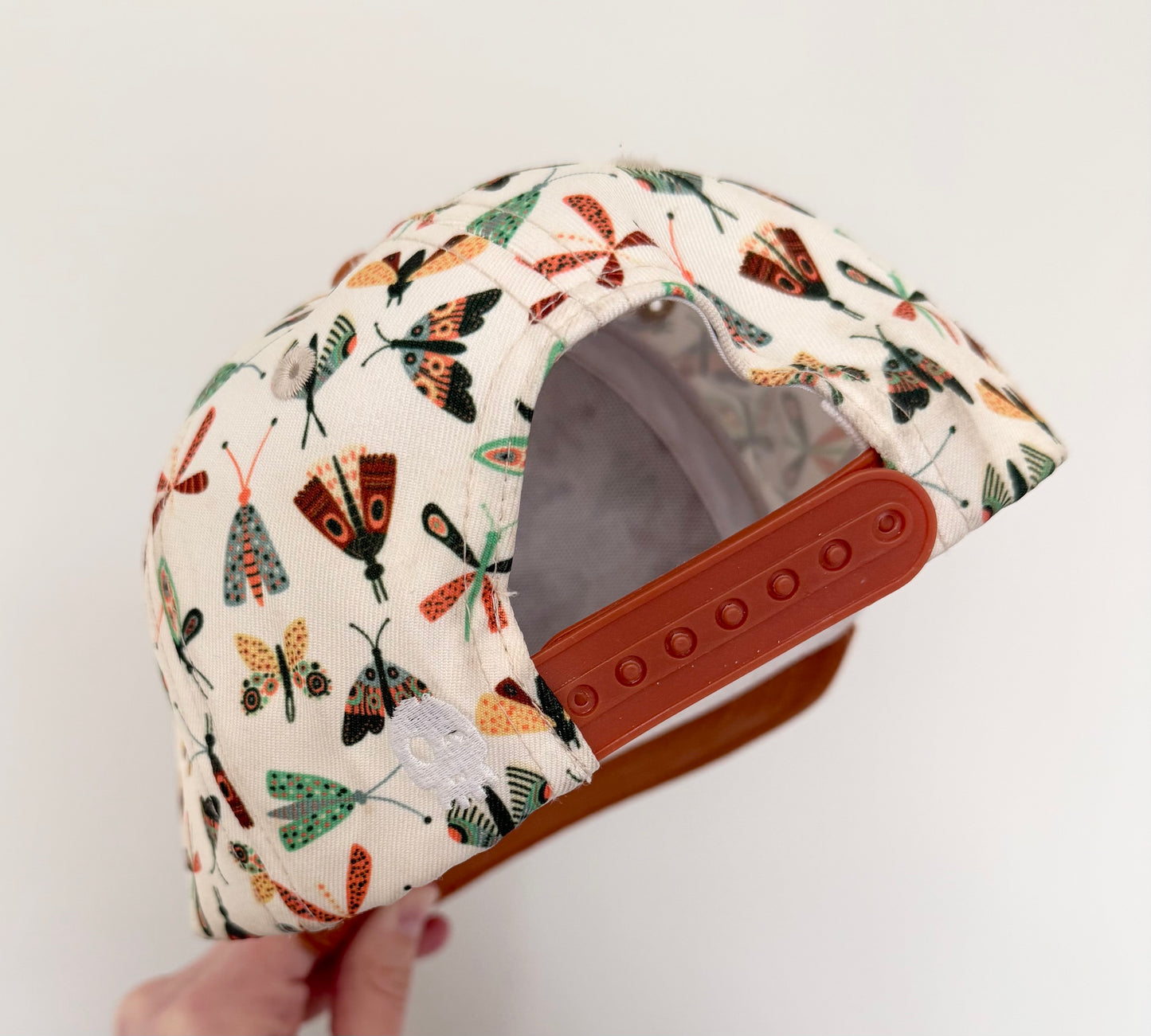 Headster Brown/White Moth SnapBack Hat (48CM)