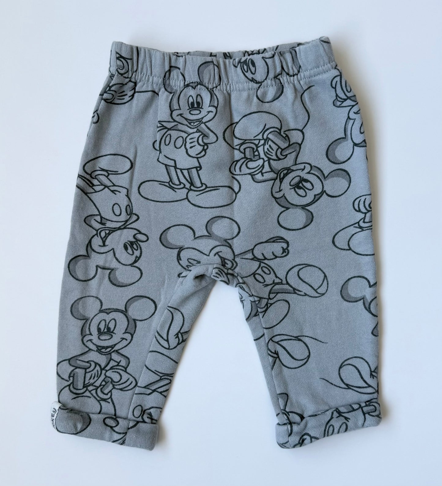Disney Baby Grey Mickey Mouse AOP Sweater & Pants Set (12 Months)