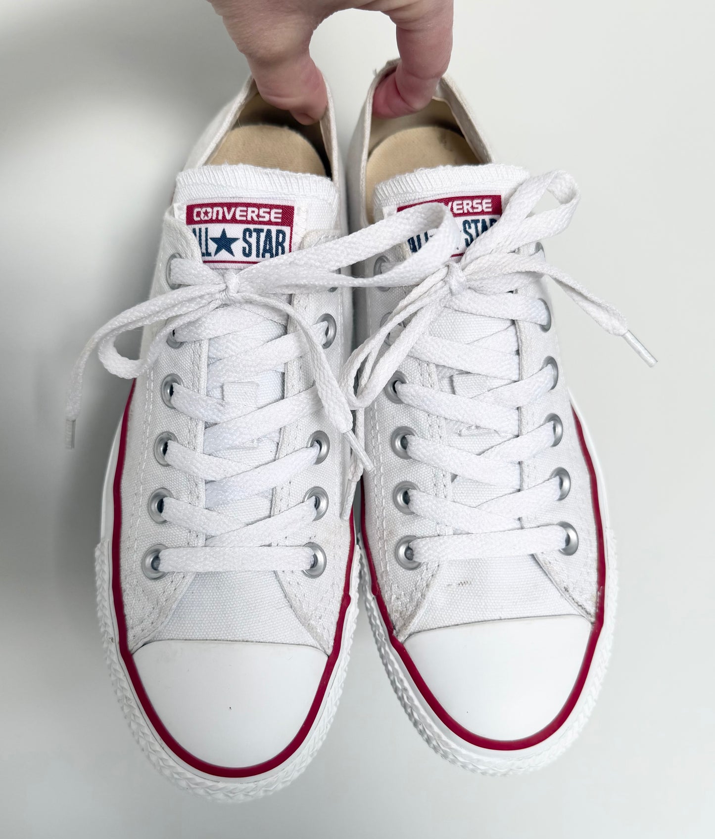 Unisex Converse Chuck Taylor All Star White Sneakers (W7/M5)