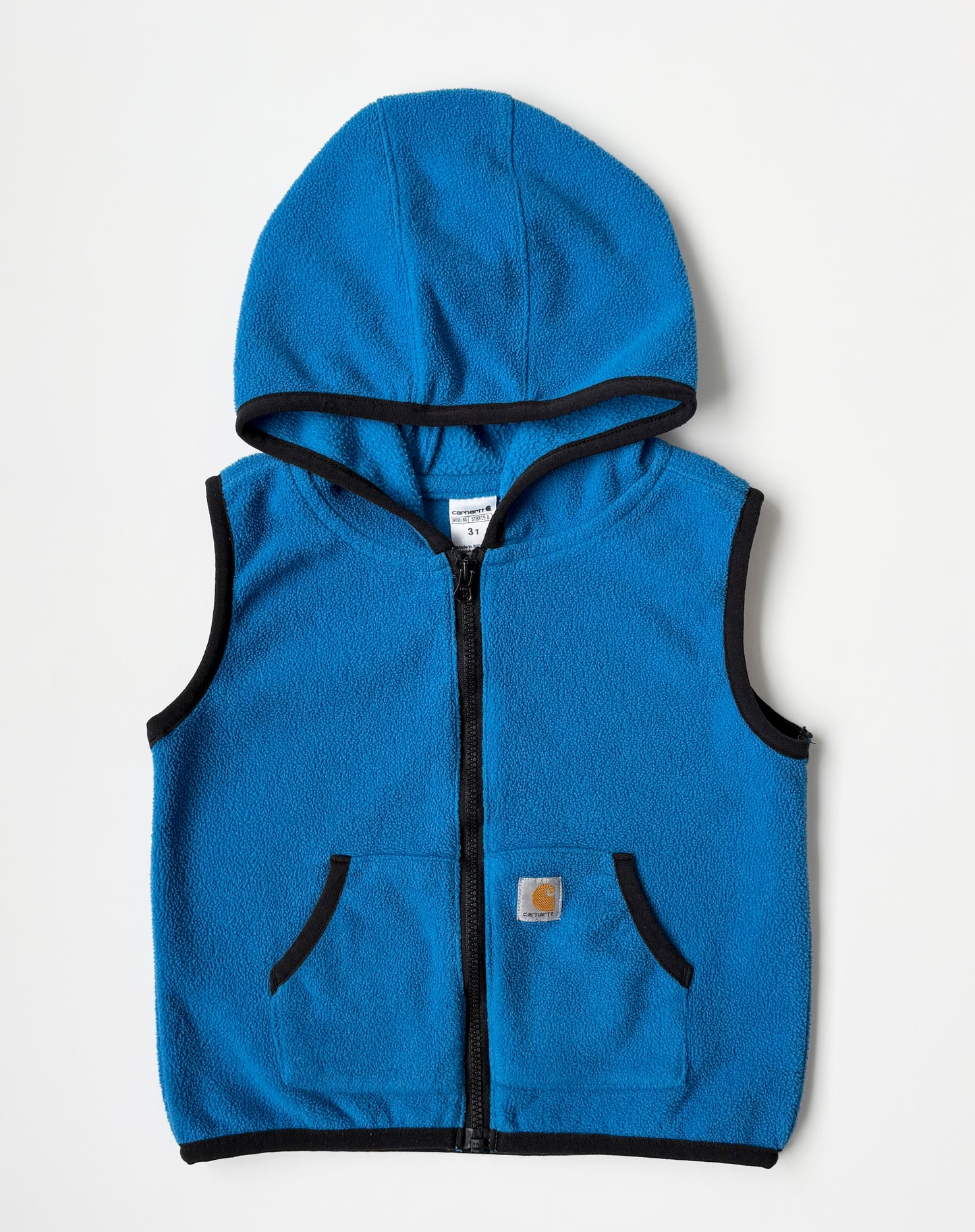 Carhartt Blue Fleece Hooded Vest (3T)