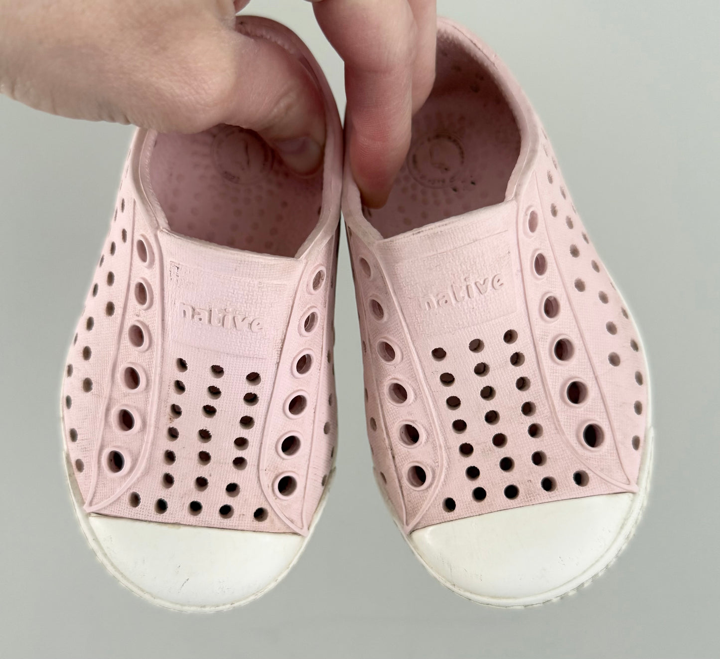 Native Light Pink Jefferson Slip Ons (5)