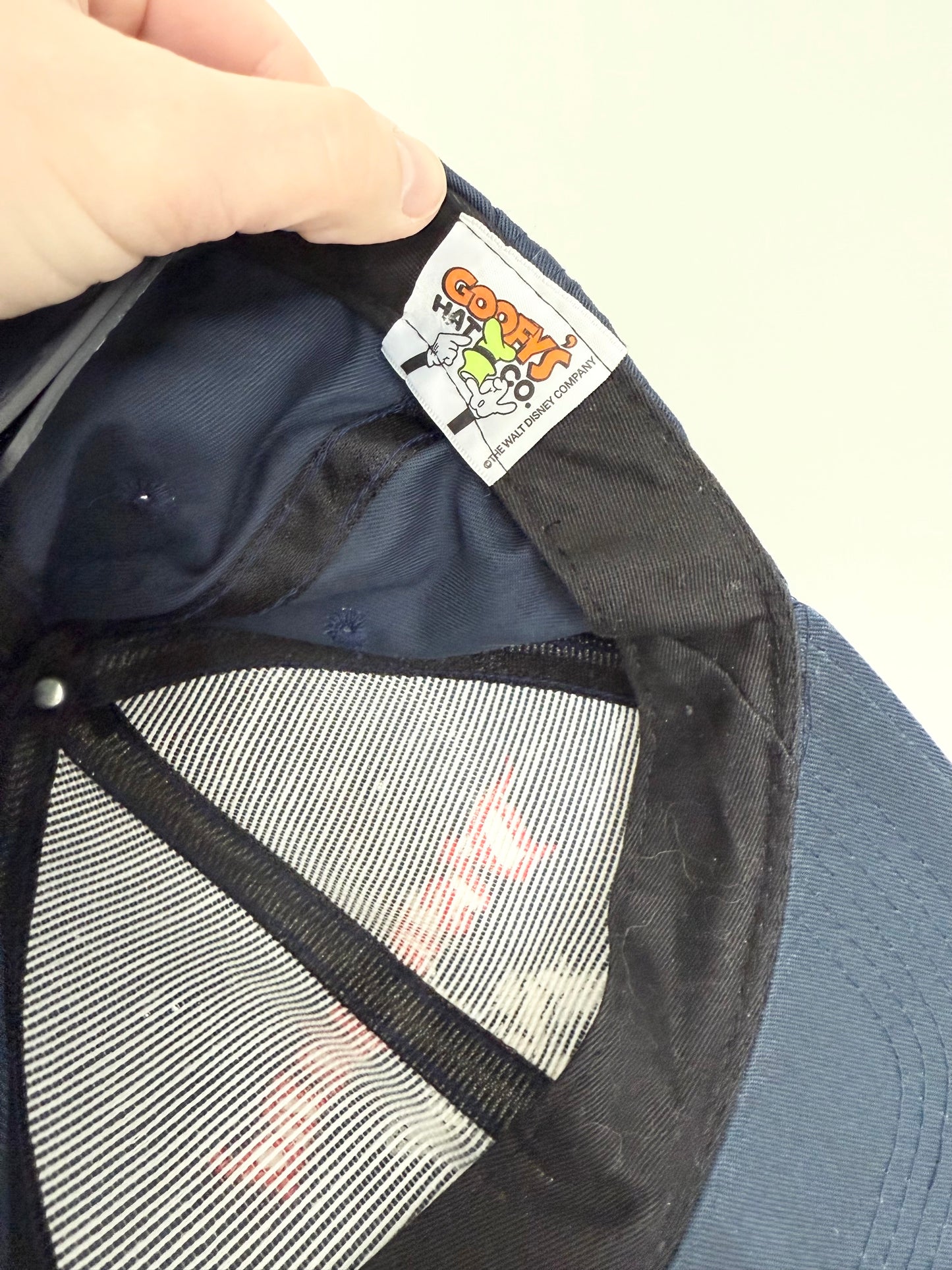 Adult Goofys Hat Co. Disneyland Navy Embroidered Mickey Ball Cap