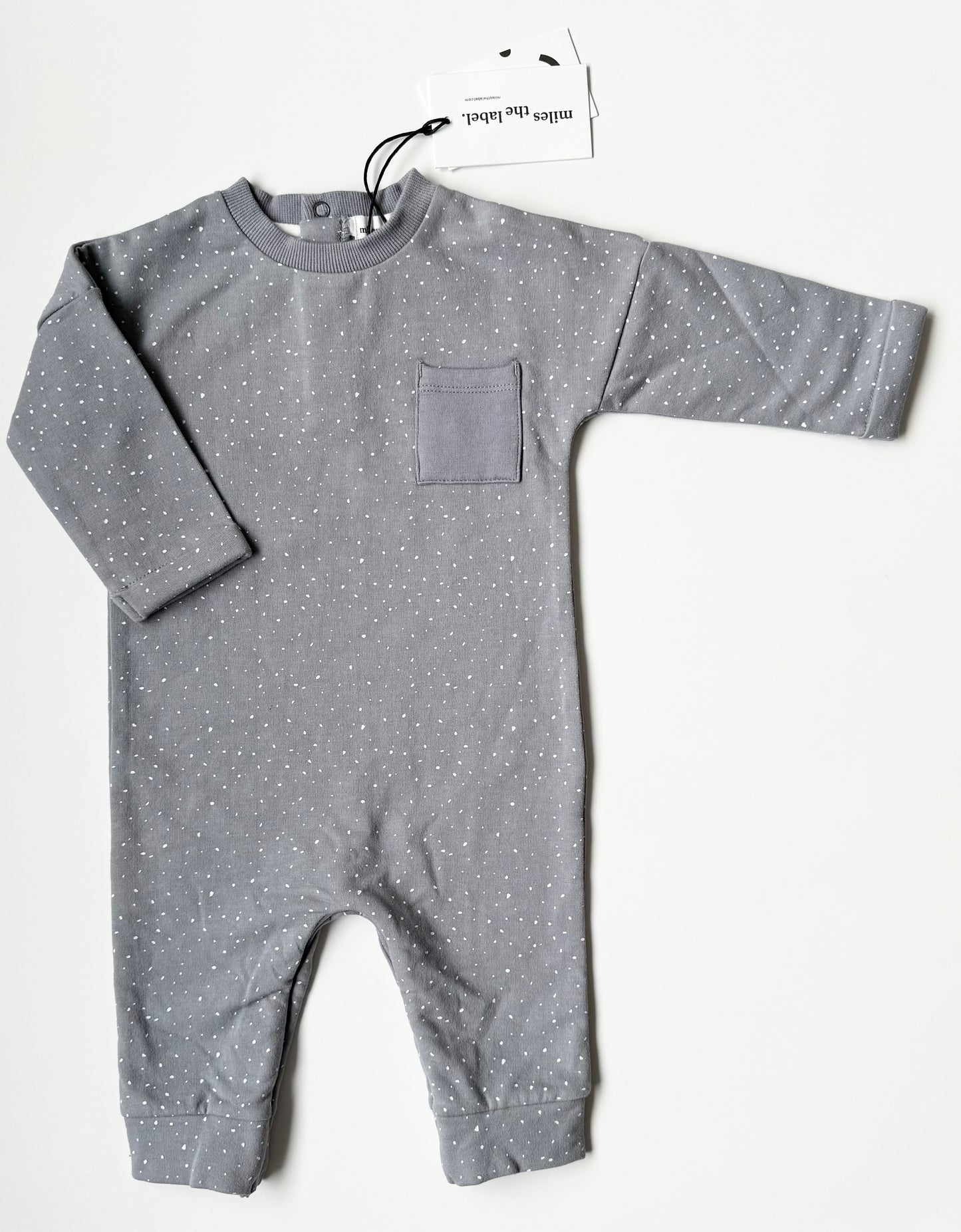 Miles the Label Grey Speckled Jumpsuit - New (6 Months)