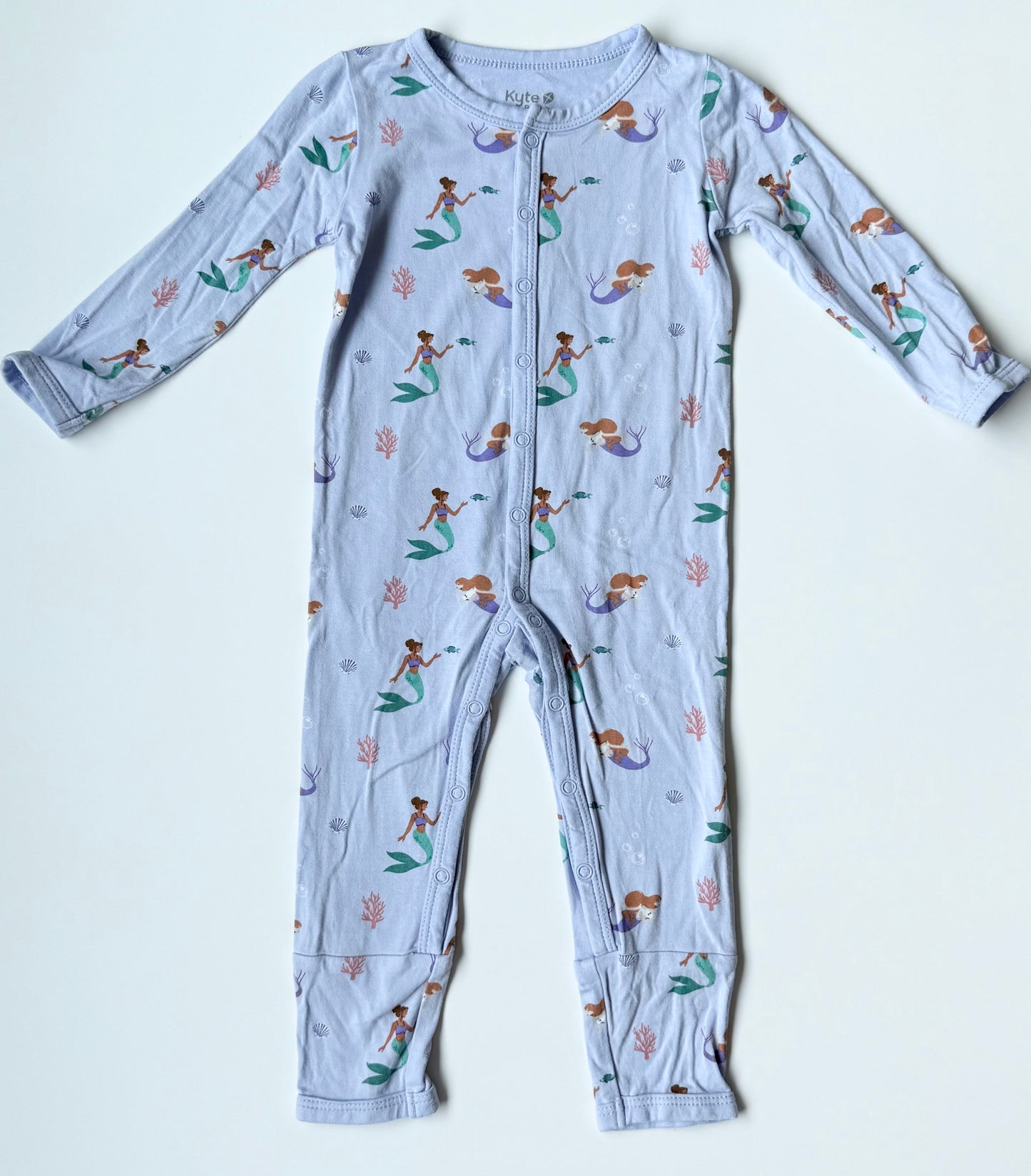 Kyte Mermaid Snap Romper (6-12 Months)