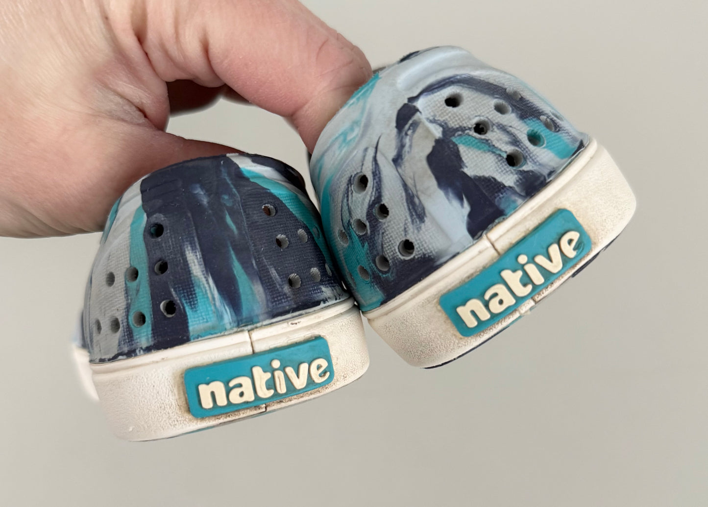 Native Blue Marble Miller Slip Ons (8)