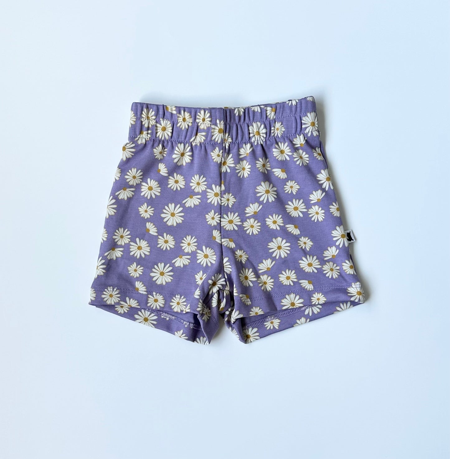 Little & Lively Purple Daisy Baggy Shorts - New (0-6 Months)