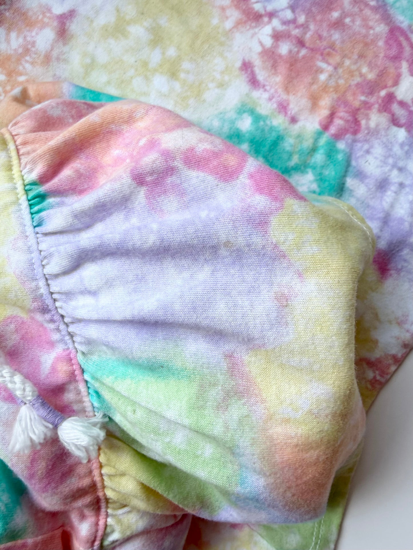 Cat & Jack Pastel Tie Dye T-Shirt & Skirt Matching Set (4T)