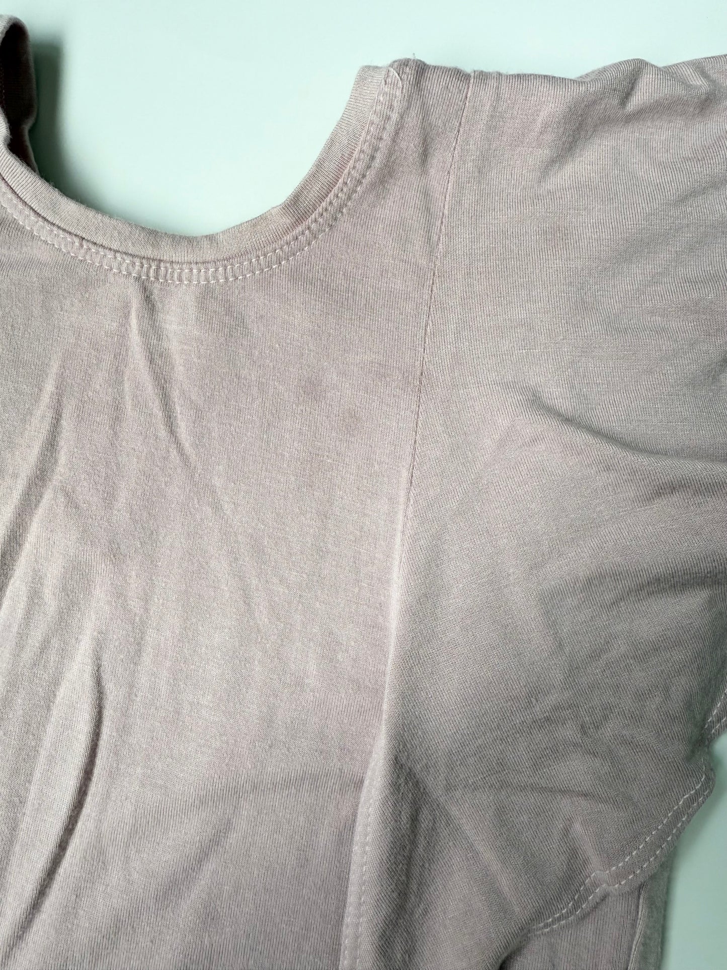 Rose + Doll Light Pink Flutter Sleeve Jumpsuit (1/2T)