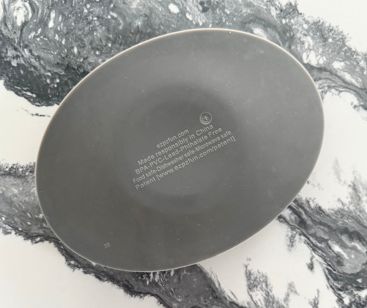 EzPz Tiny Bowl Suction Mat in Grey