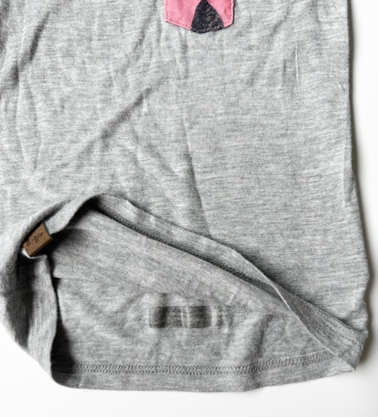 LP Apparel Grey & Pink Cheetah Trim Tank Top (12-18 Months)