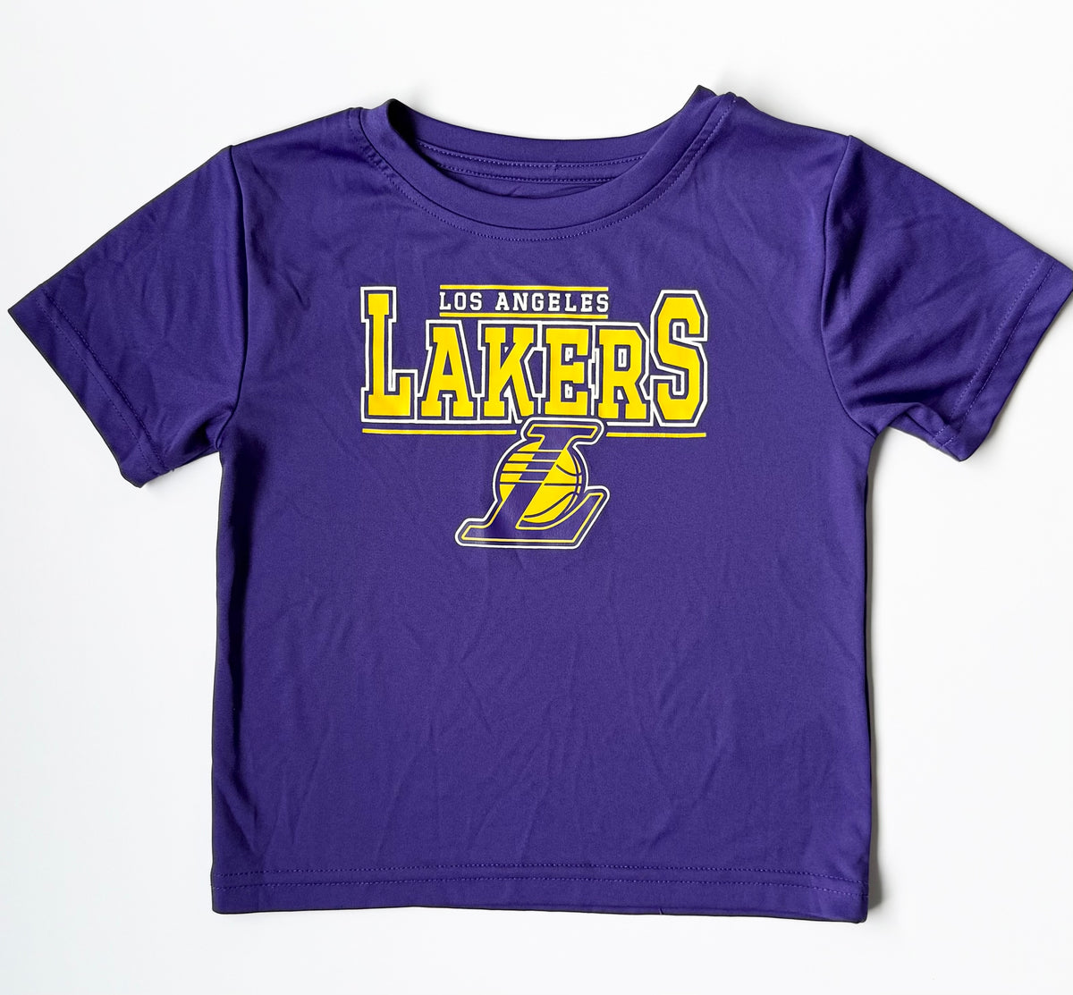 NBA Los Angeles Lakers Basketball Purple T-Shirt (4T)