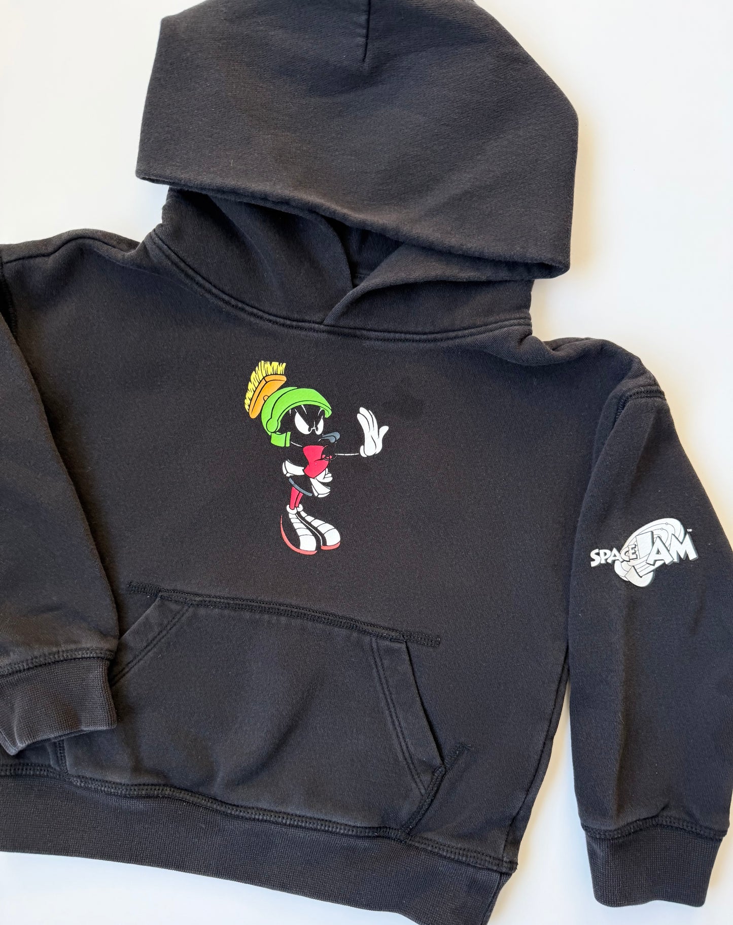 Baby Gap x Warner Brothers Looney Tunes Black Marvin the Martian Space Jam Hoodie (4T)