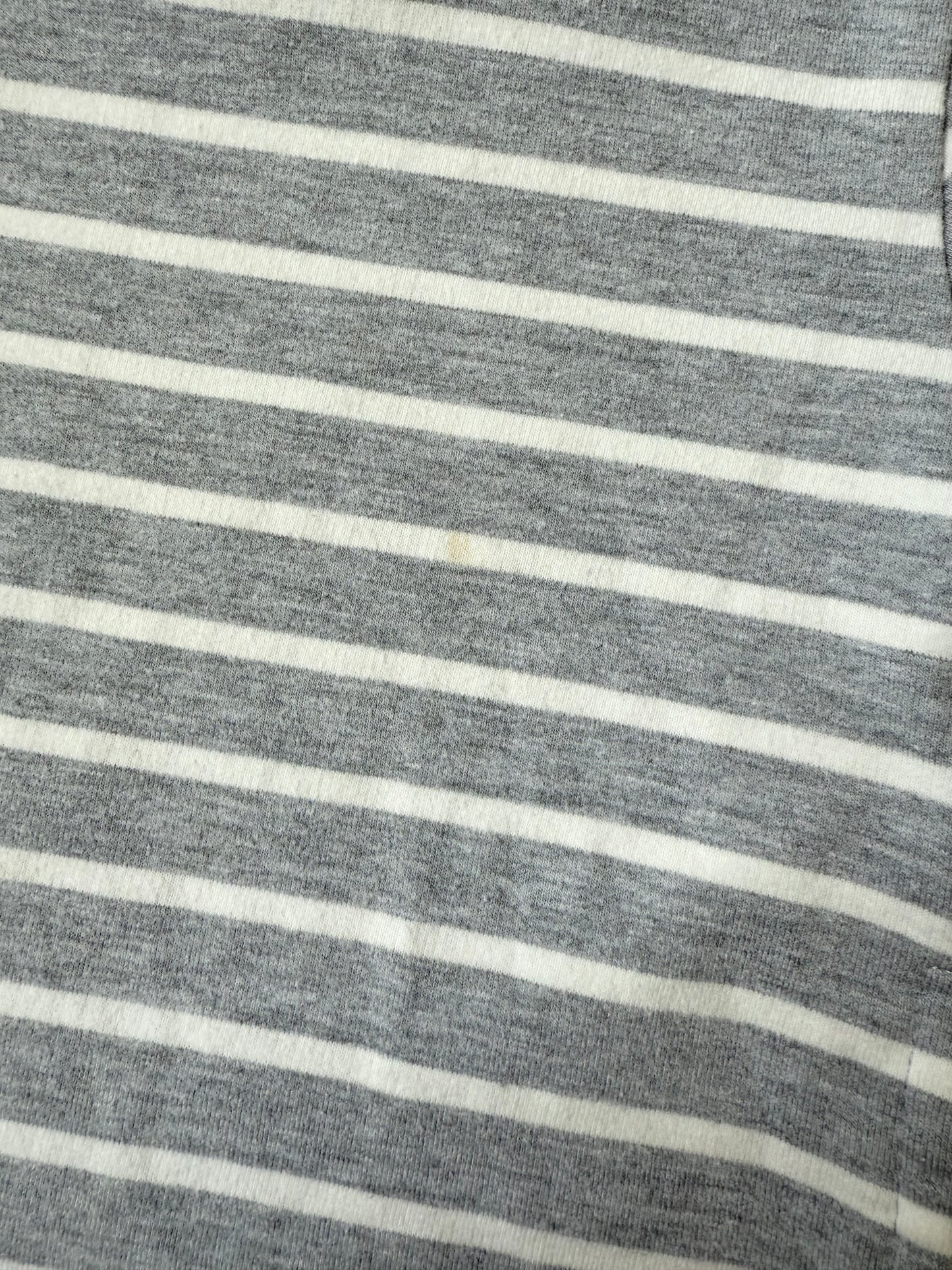 Little Bipsy Grey & White Stripped T-Shirt Dress (12-18 Months)