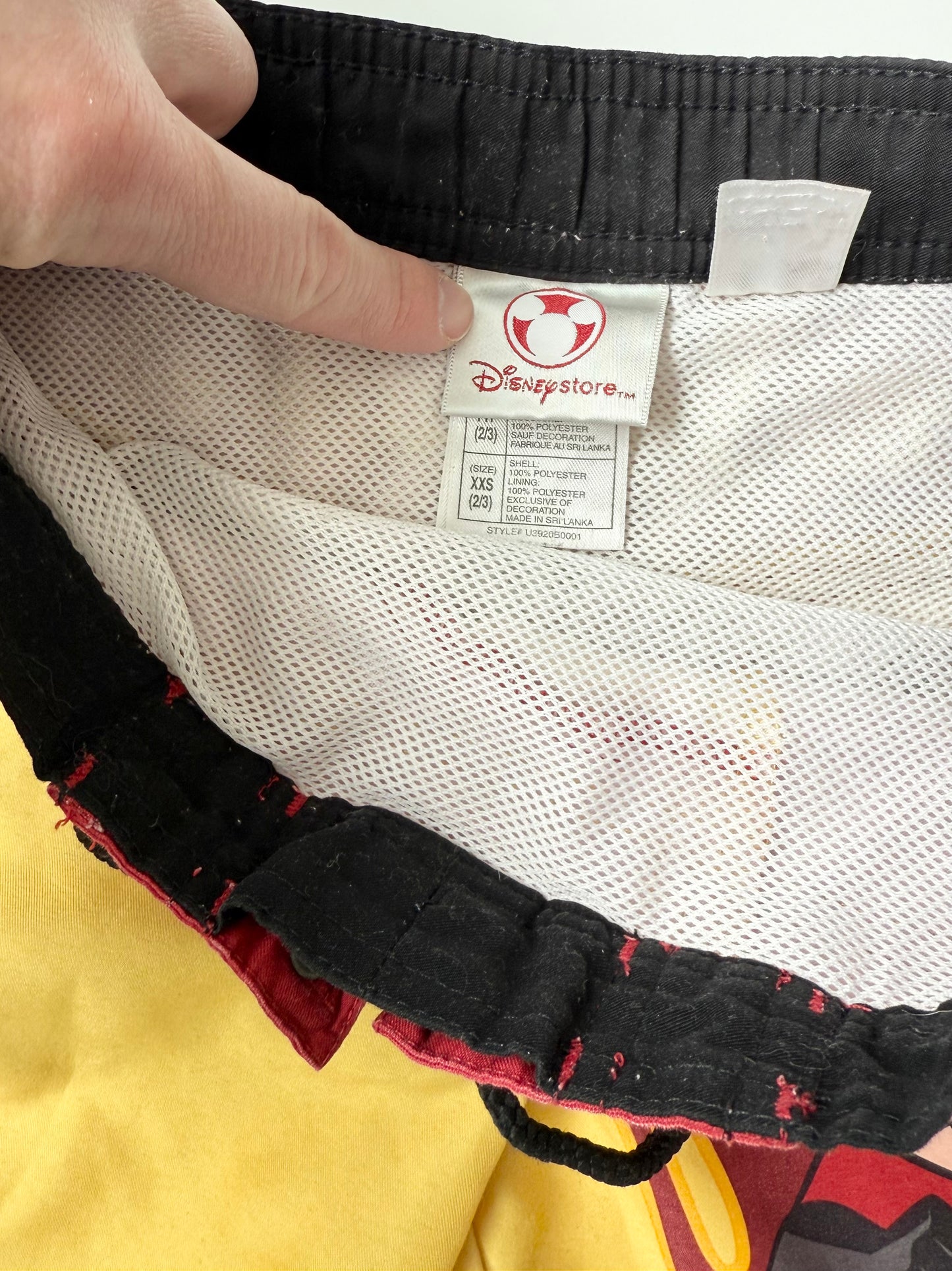 Vintage Disney Store The Incredibles Dash Swim Trunks (2/3 Years)