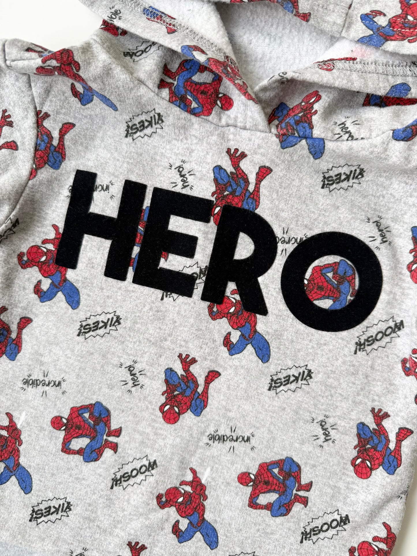 Marvel Grey Spider-Man “Hero” Hoodie (2T)