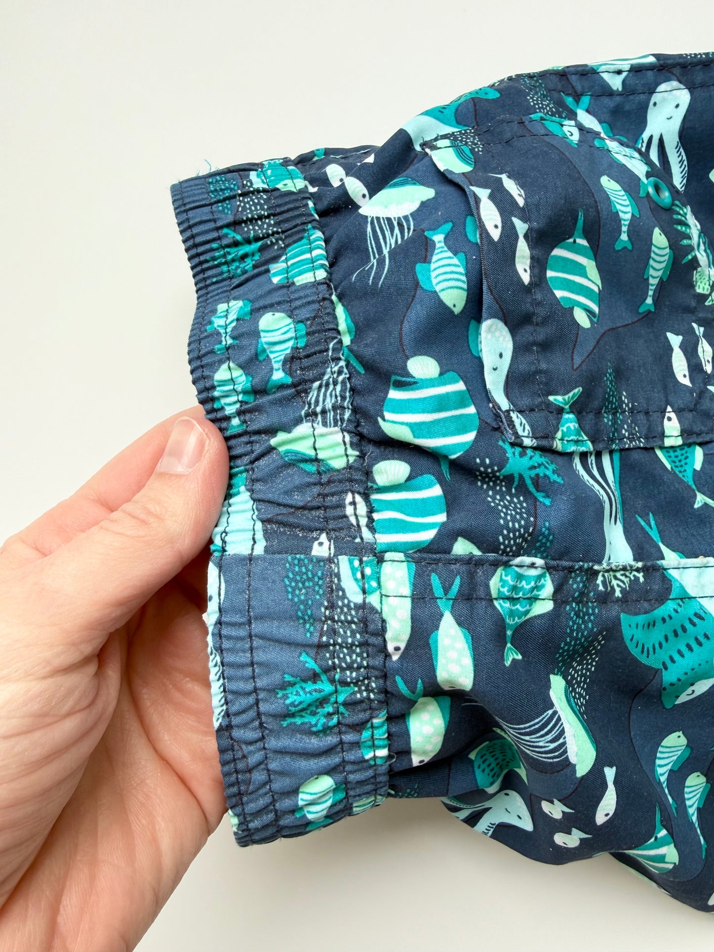 George Blue Under The Sea Swim Trunks (12-18 Months)