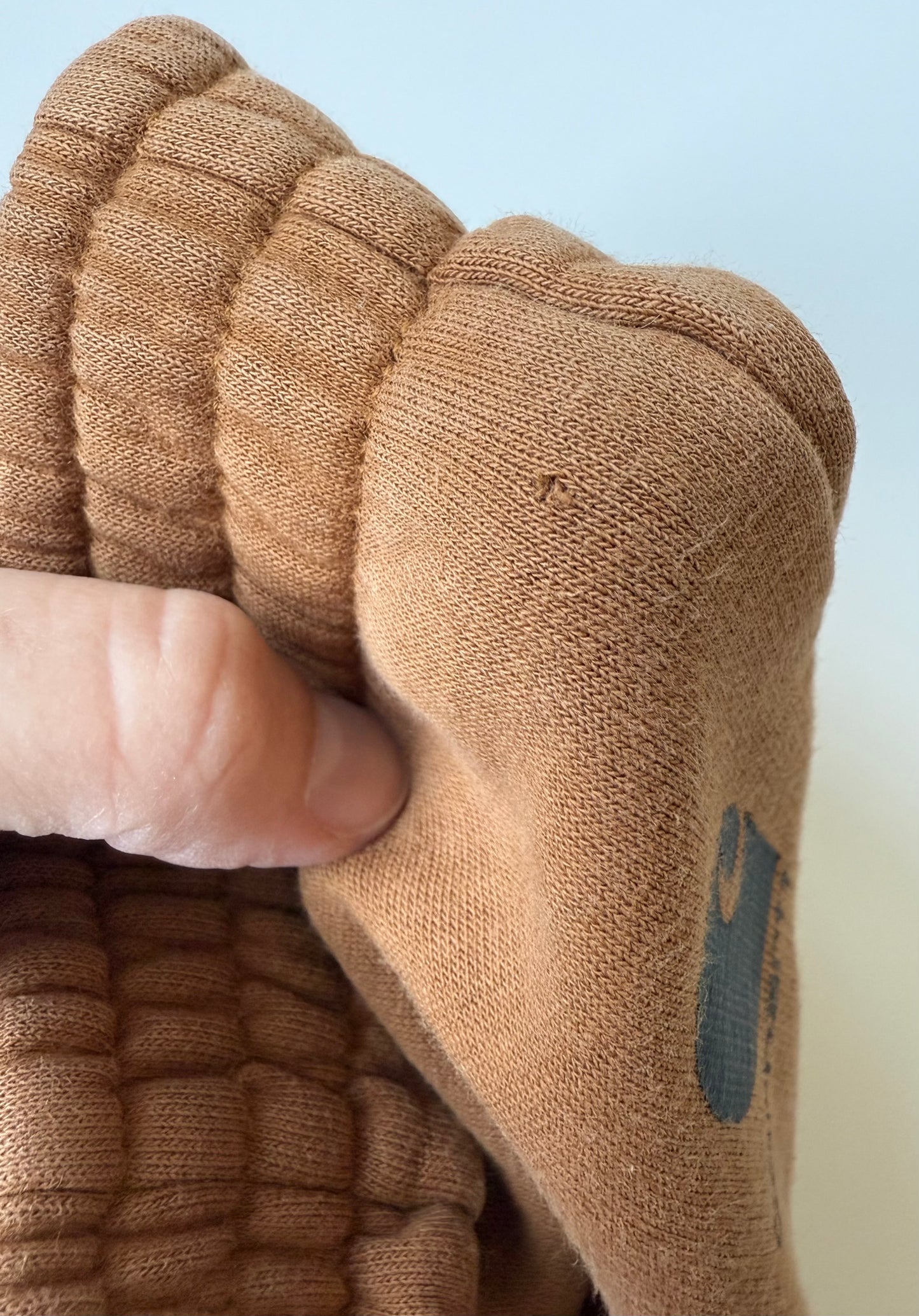 Carhartt Brown Fleece Logo Sweatpants (12 Months)