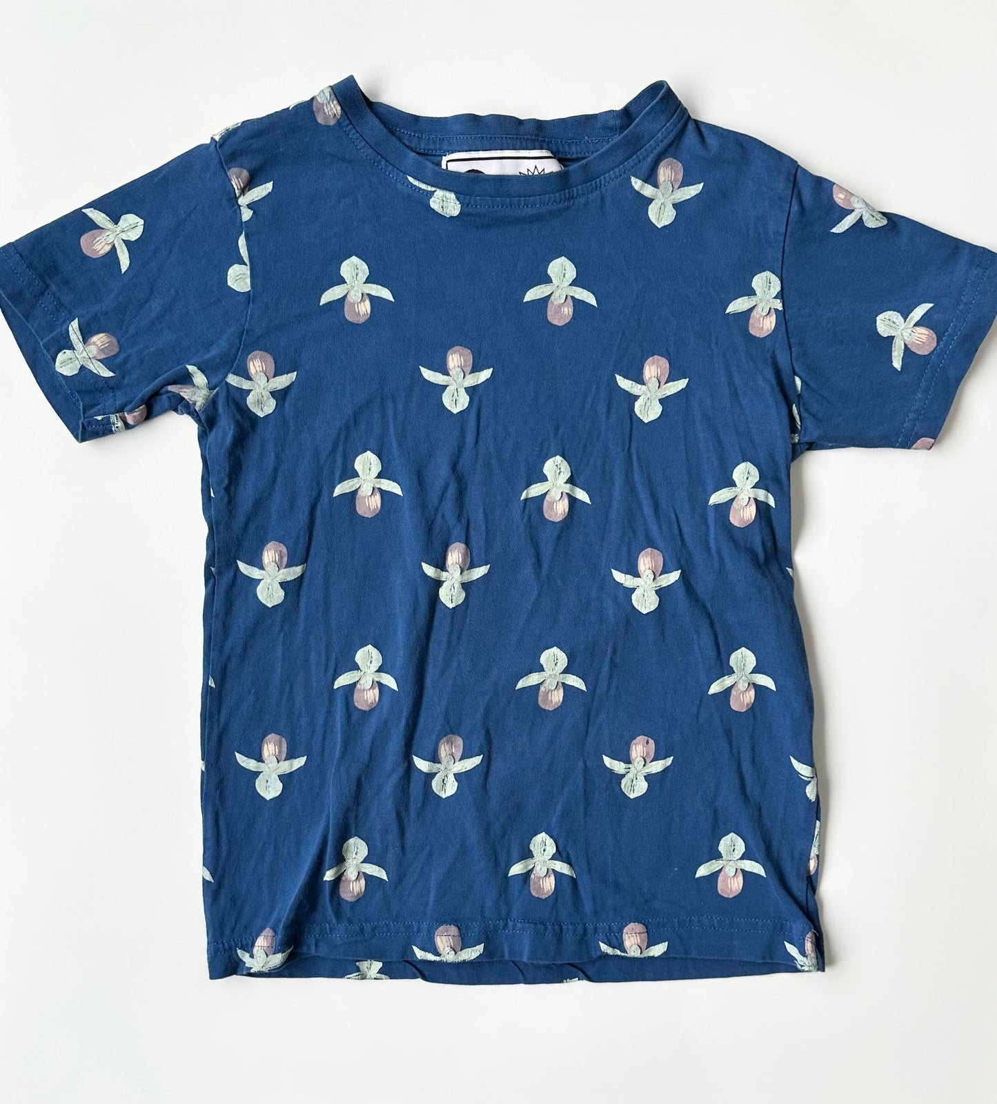 Drake General Store Blue Print TShirt (8-10 Years)