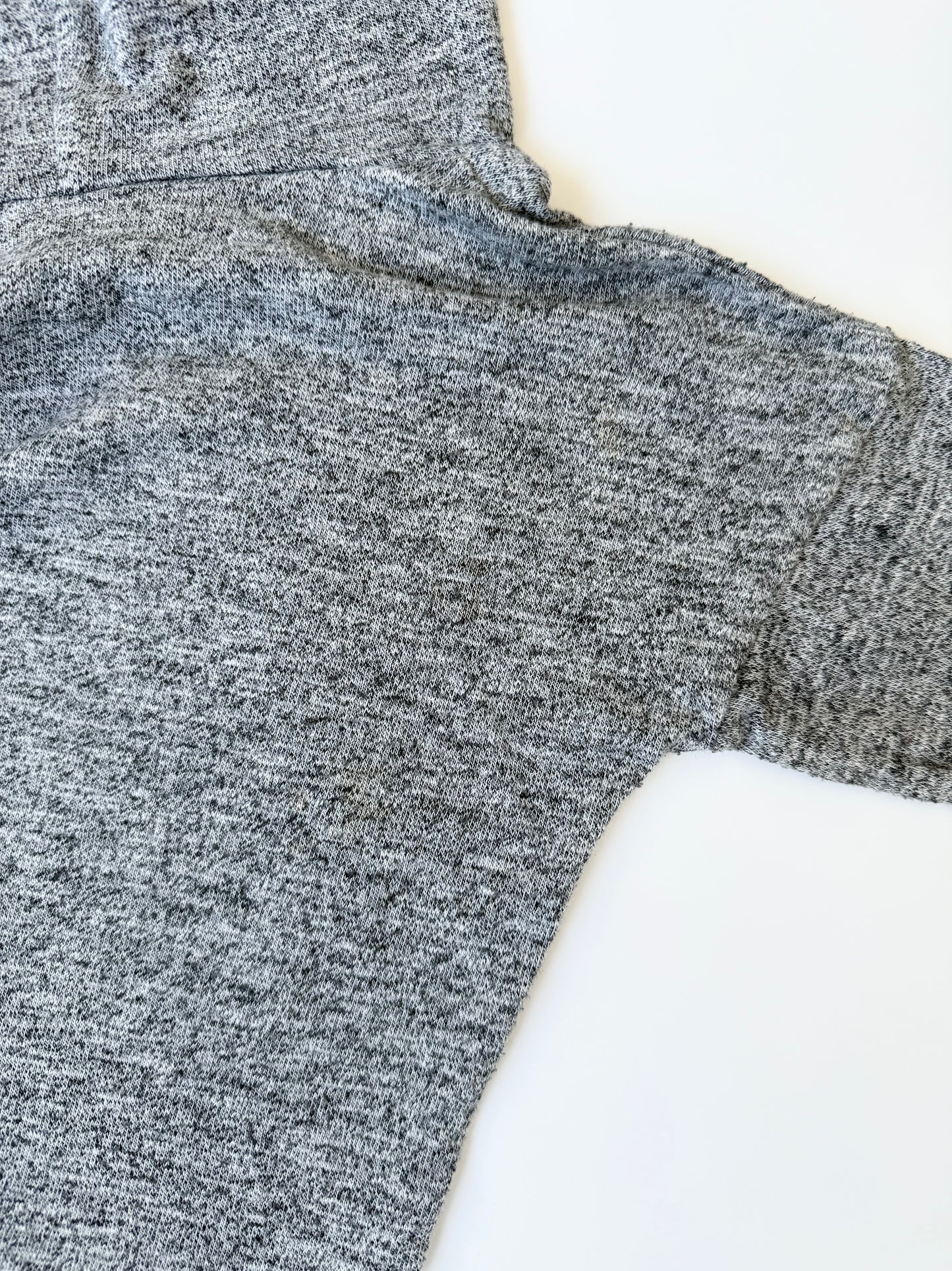 Bonds Heathered Dark Grey Hooded Long Sleeve (12-18 Months)