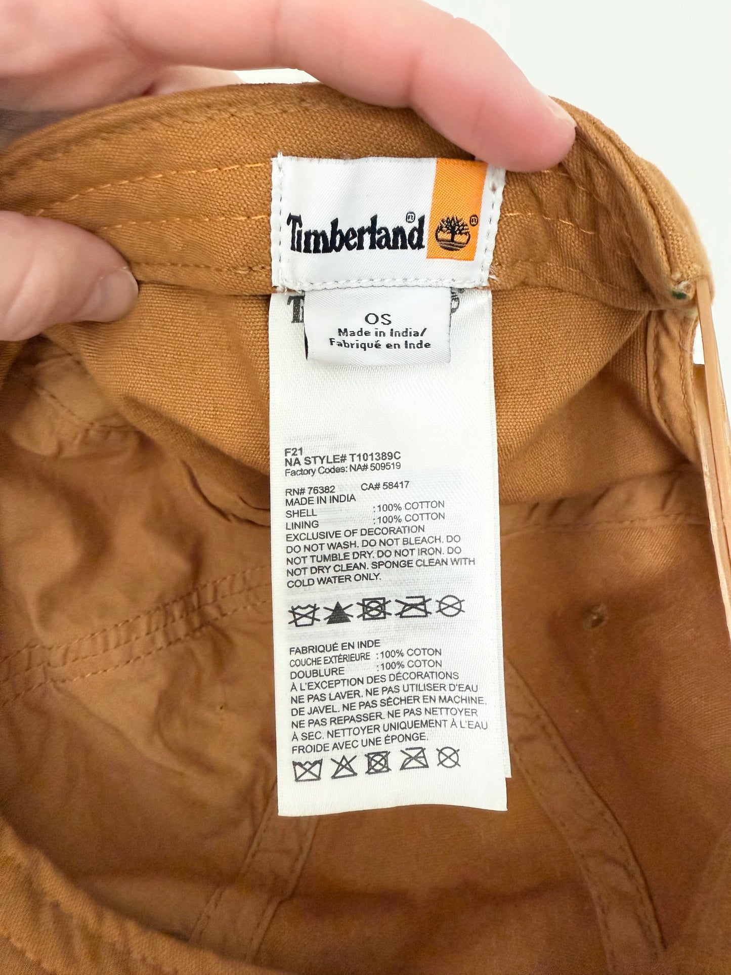 Adult Timberland Ball Cap