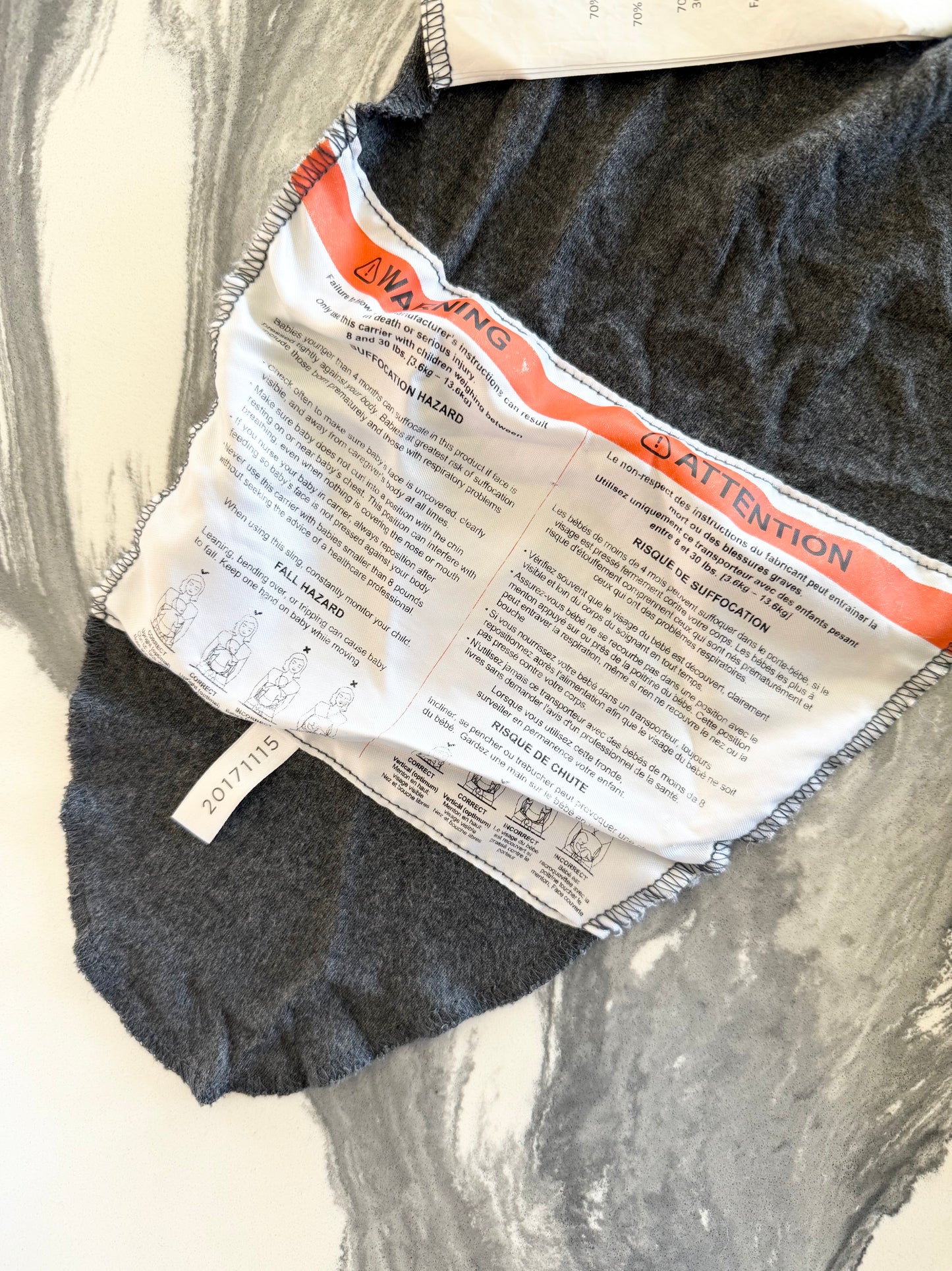 Moby Wrap Evolution Baby Carrier (Viscose) - Charcoal