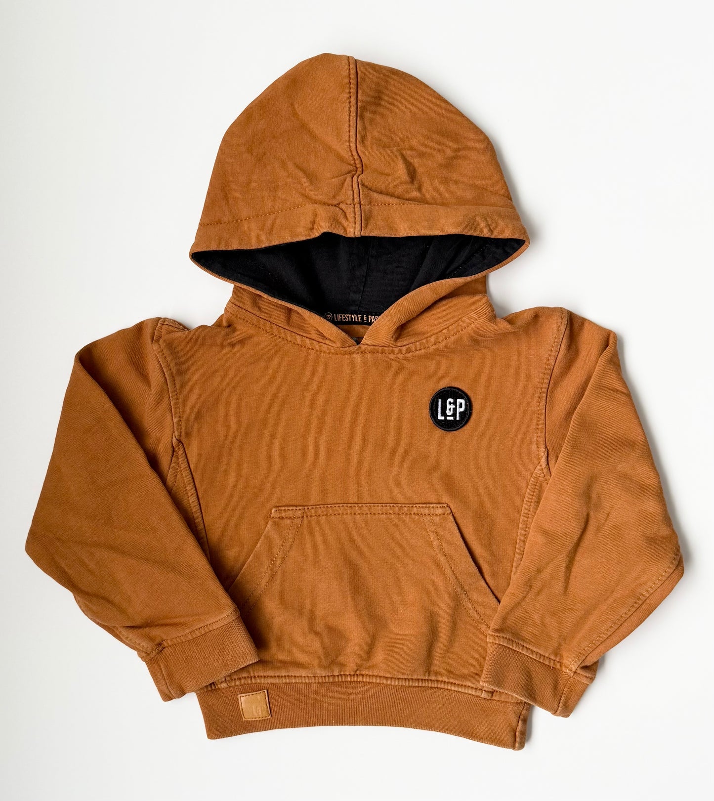LP Apparel Caramel Brown Hoodie (18-24 Months)
