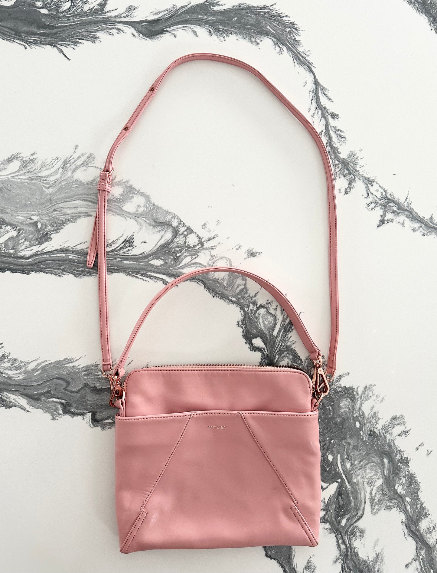 Matt & Nat Whilem Pink Vegan Hobo Bag - Loom Collection