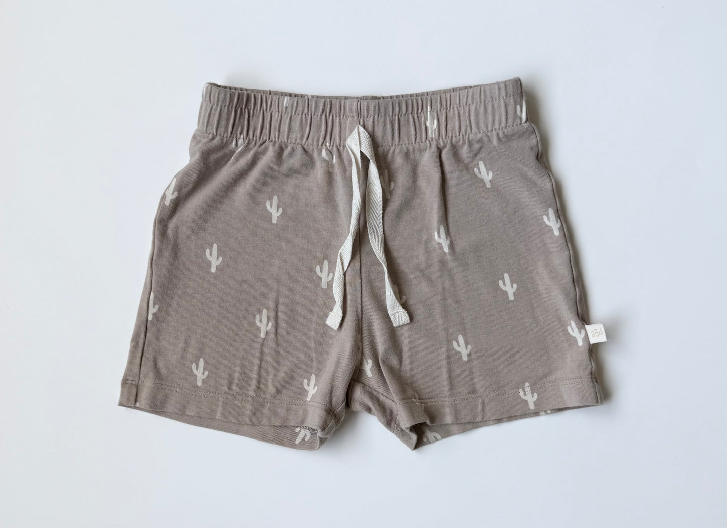 Jax & Lennon Brown Cactus Basic Shorts (2/3 Years)
