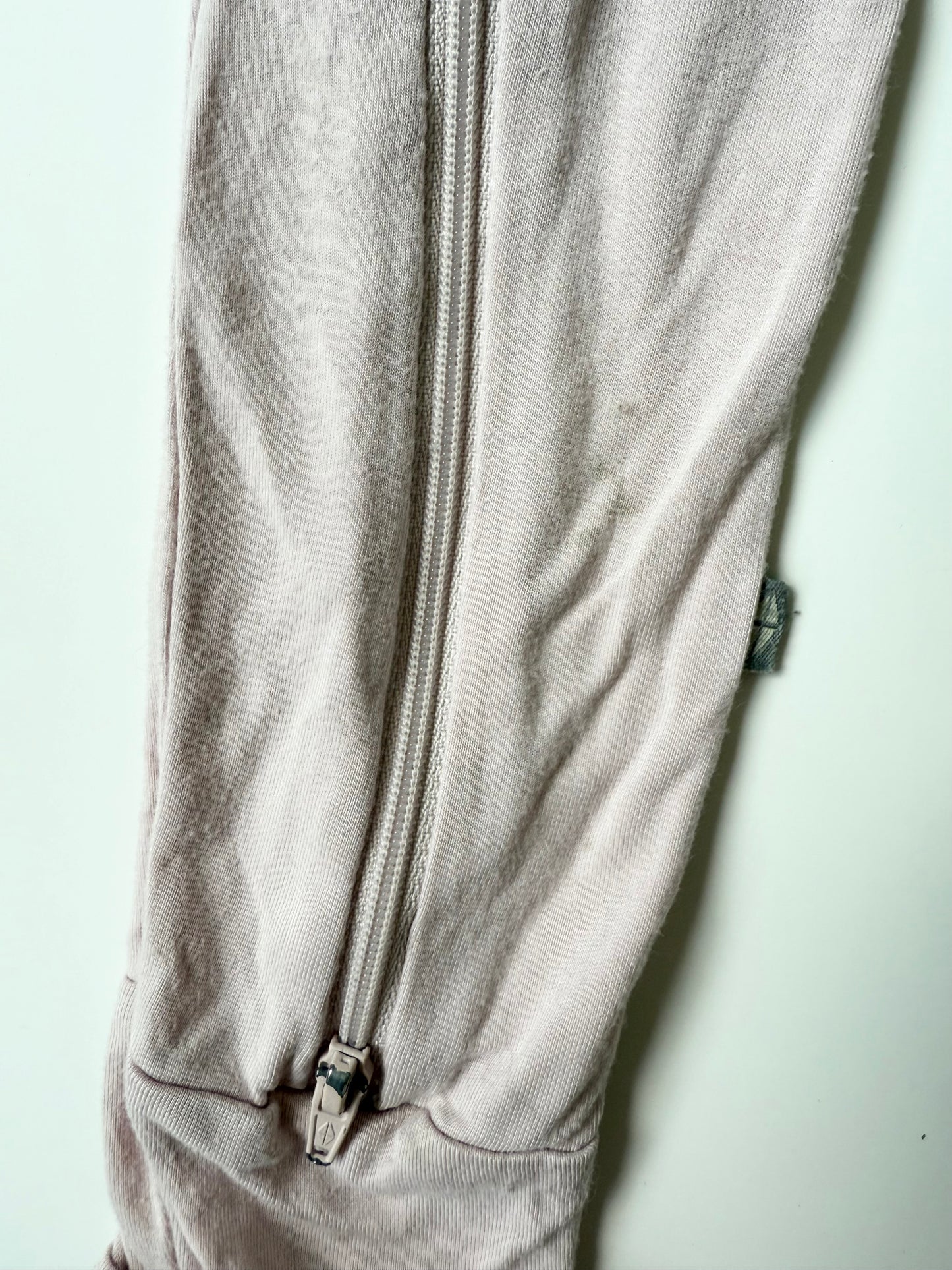 Kyte Blush Zipper Romper (12-18 Months)