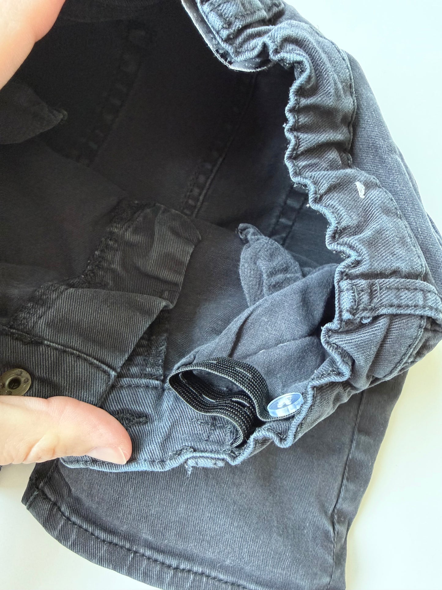 Zara Black Jean Shorts (3-4 Years)