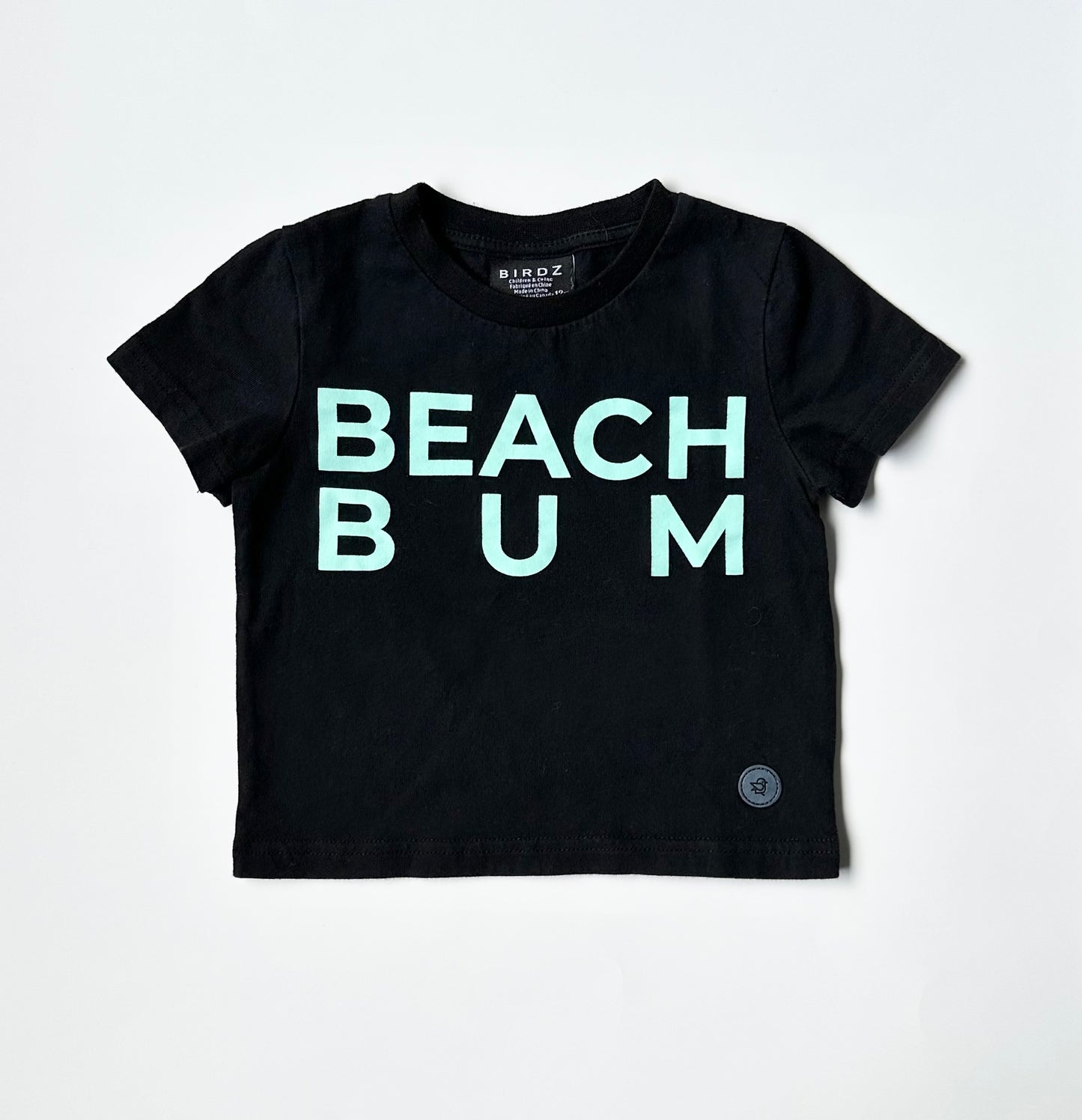Birdz Black “Beach Bum” TShirt (12 Months)