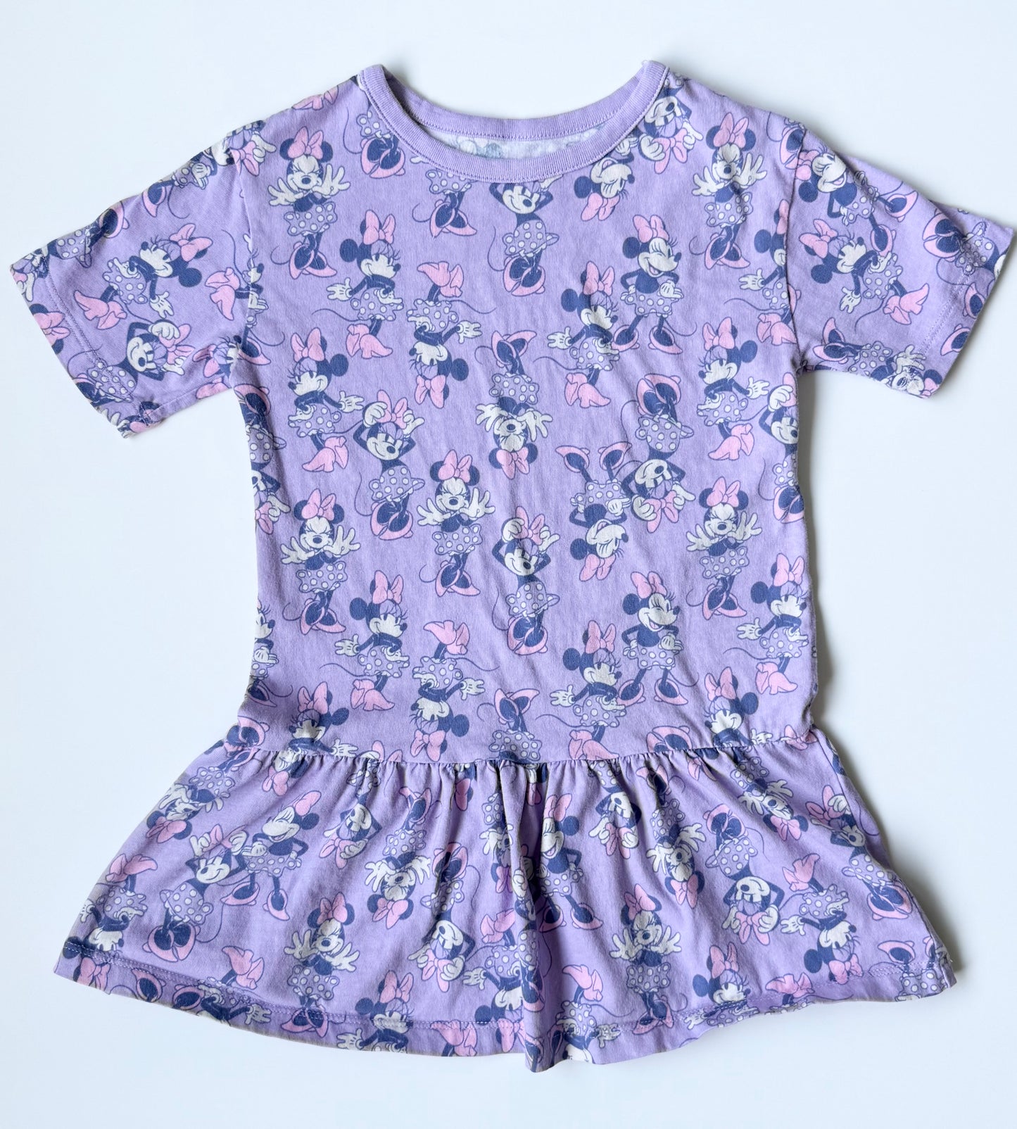 Joe Fresh x Disney Purple Minnie Mouse Peplum T-Shirt Dress (4 Years)