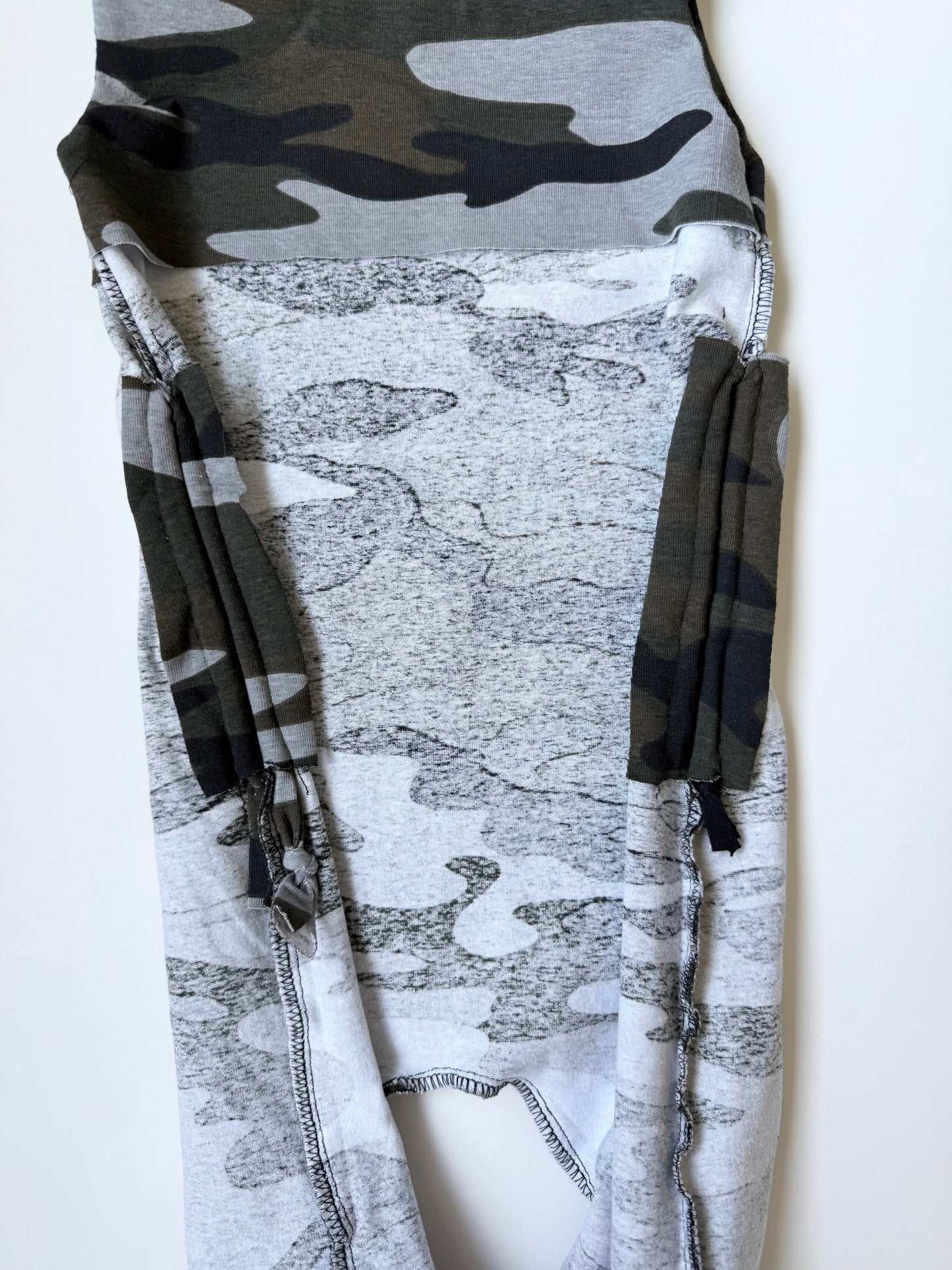 Handmade Camo Sleeveless Jumpsuit (3-9 Months)