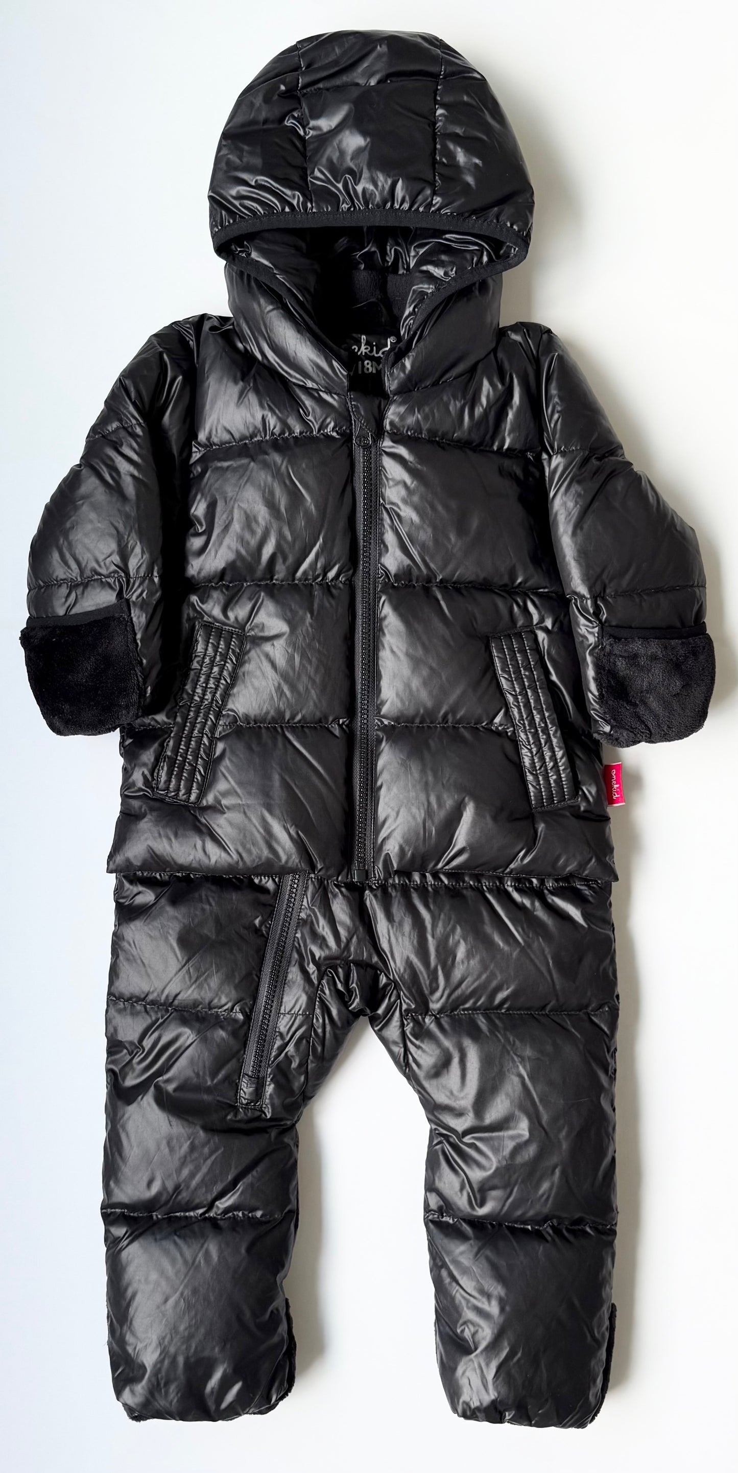 OneKid Road Coat Black Snow Suit (12-18 Months)