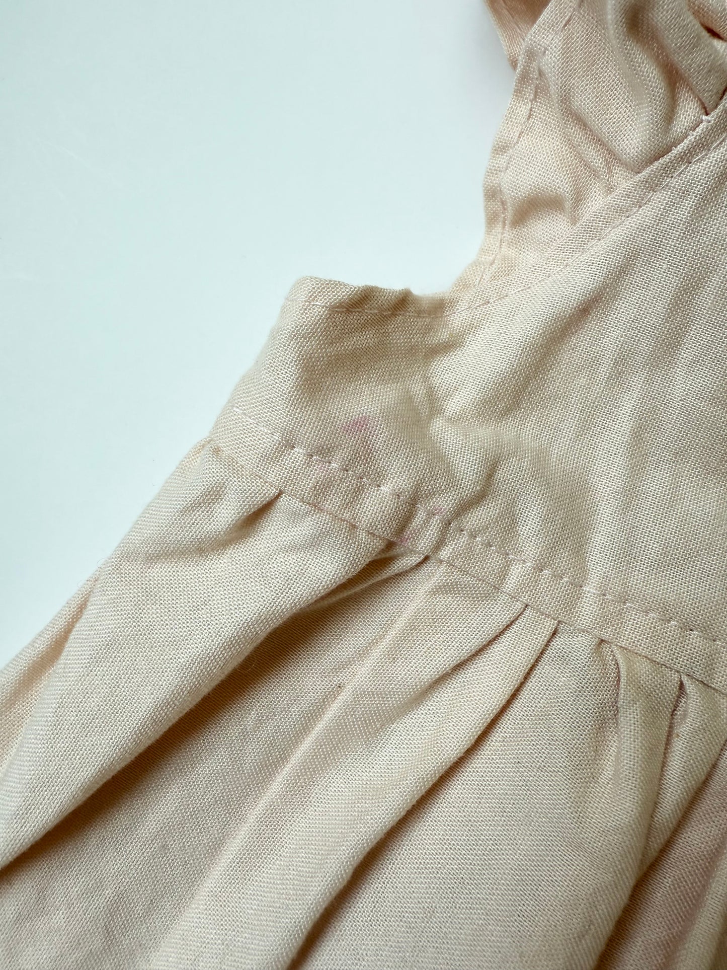 Nest + Nurture Light Pink Flutter Short Sleeve Top (12-24 Months)