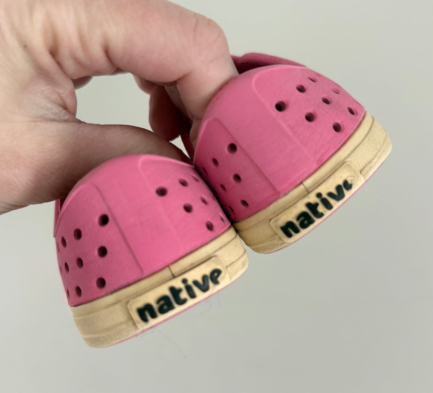 Native Dark Pink Jefferson Slip Ons (6)