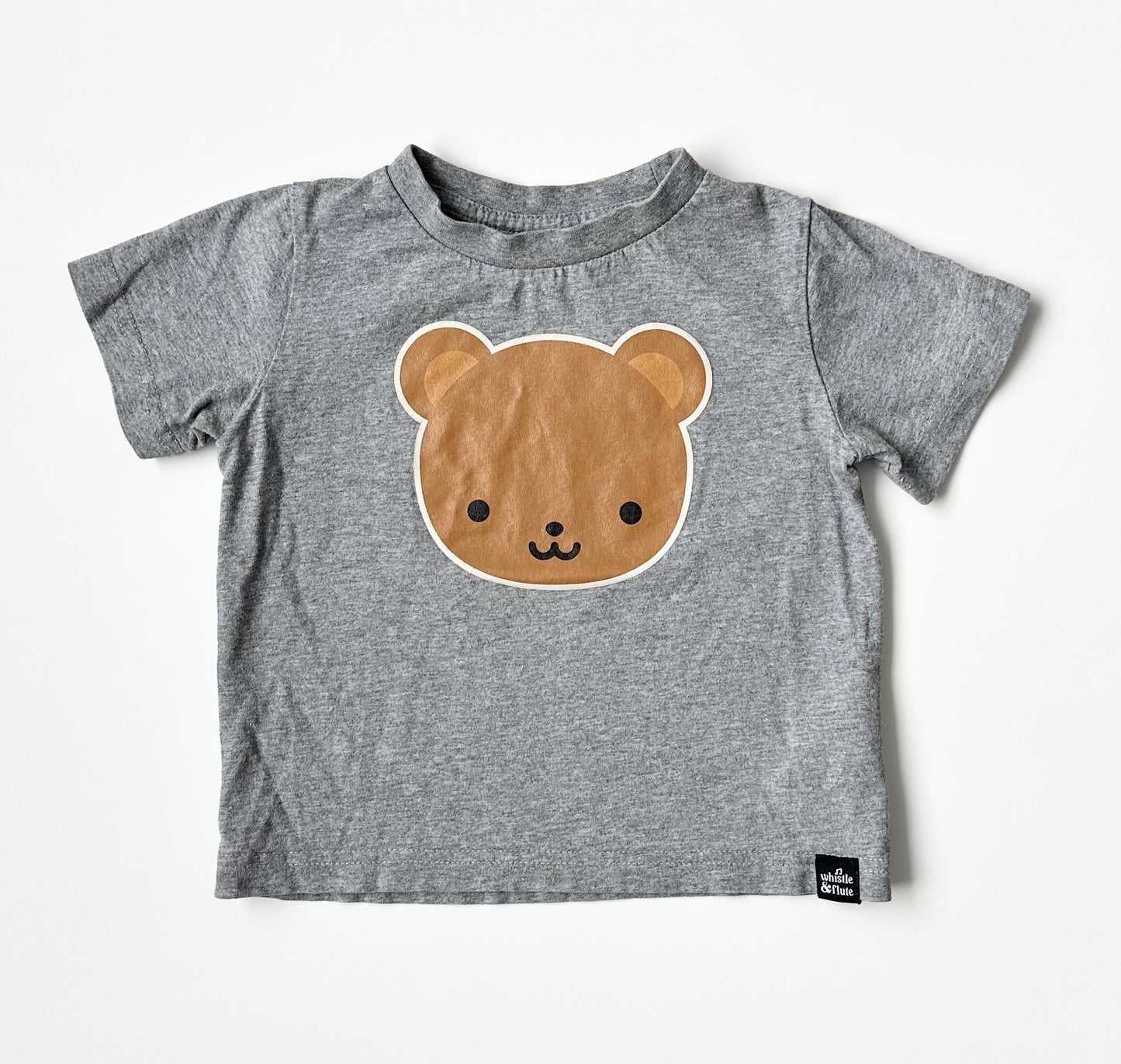 Whistle & Flute Teddy Grey T-Shirt (1-2 Years)