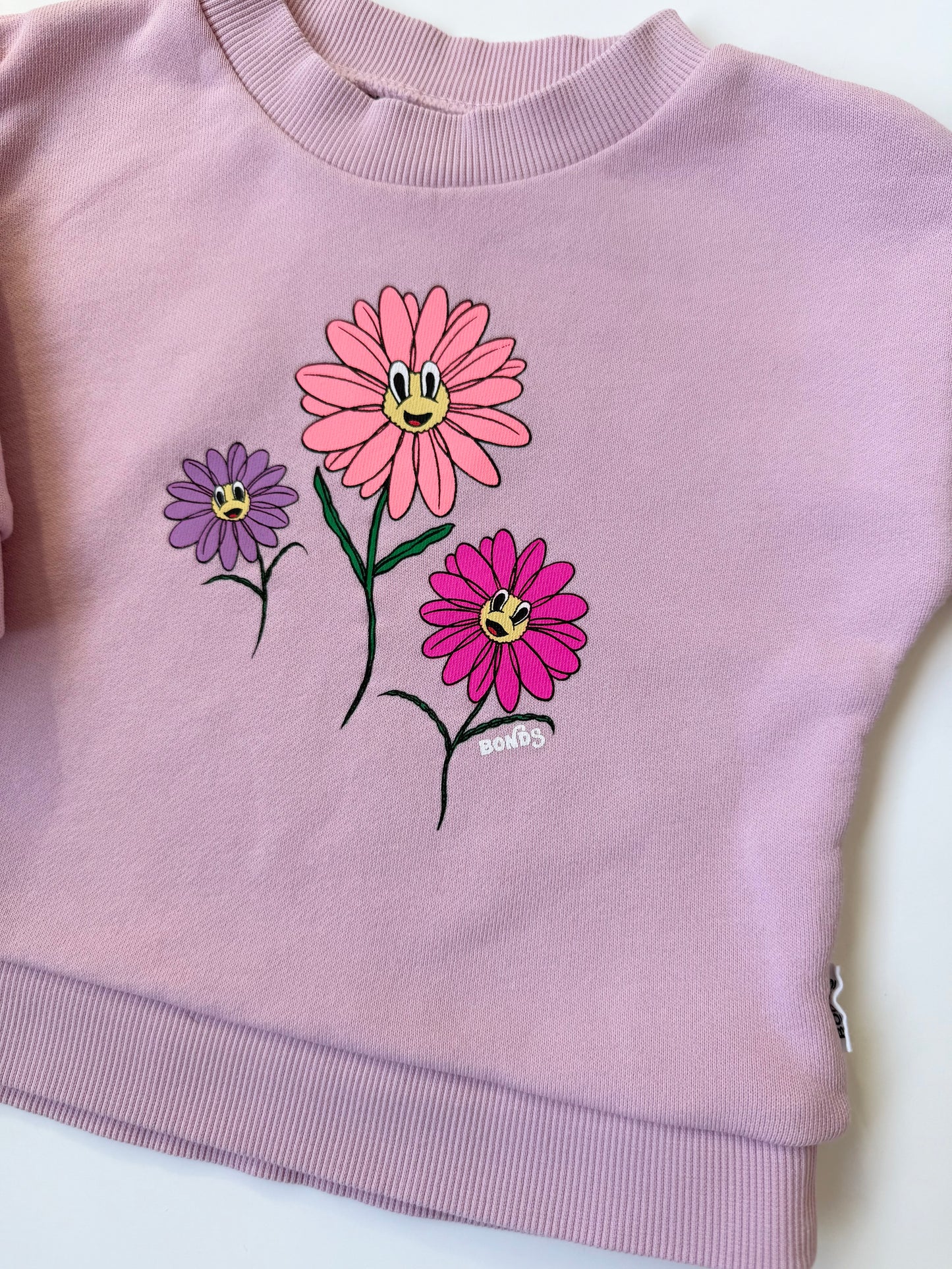 Bonds Originals Pink Daisy’s Sweater (3-6 Months)