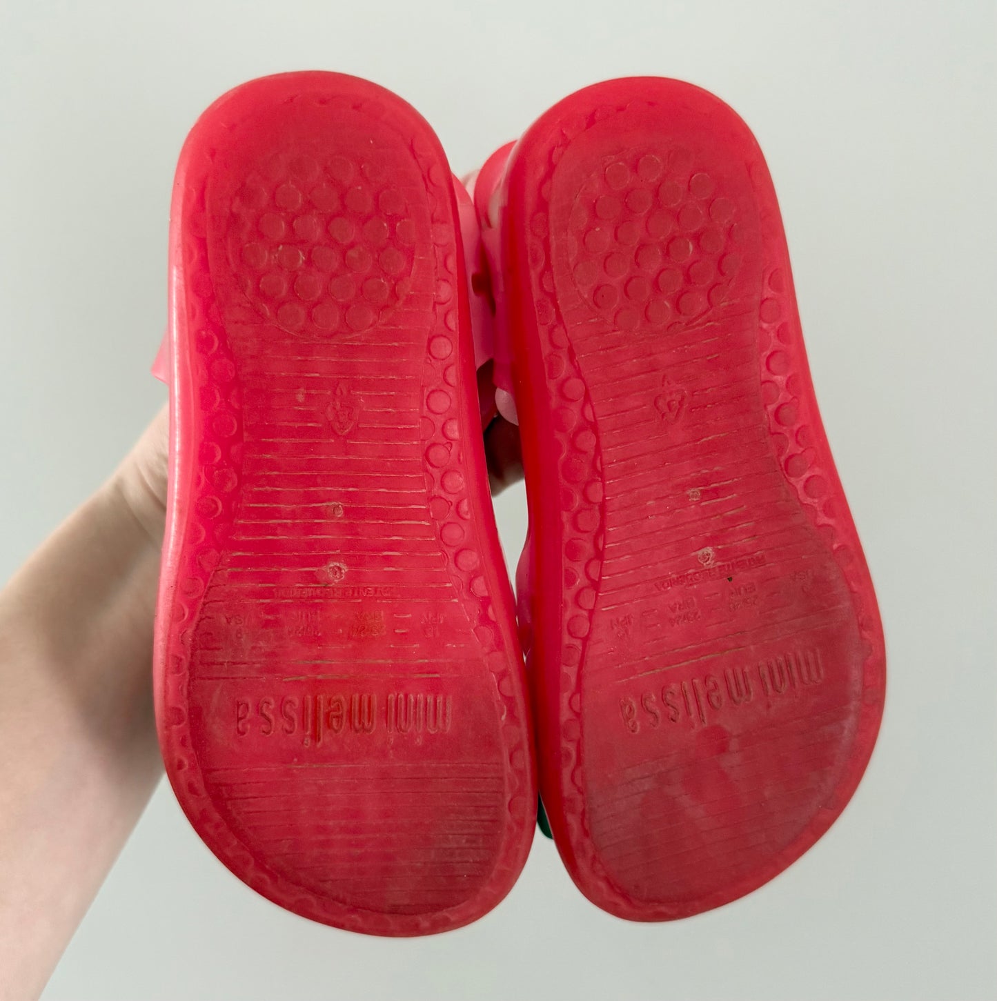 Mini Melissa Pink & Blue Popsicle Sandals (9)