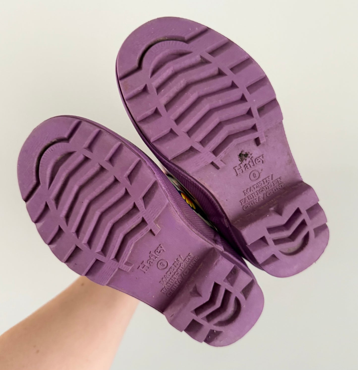 Hatley Purple Colourful Butterflies Rubber Boots (9)