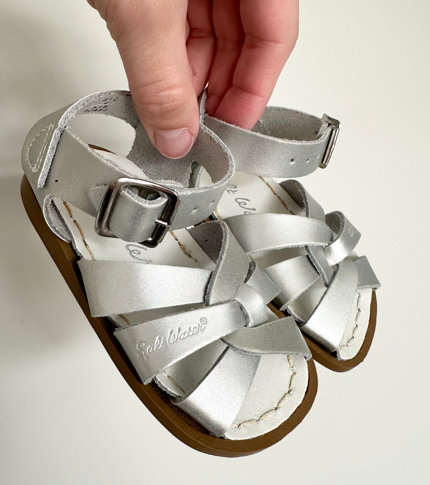 Salt Water Original Sandals - Silver (4)